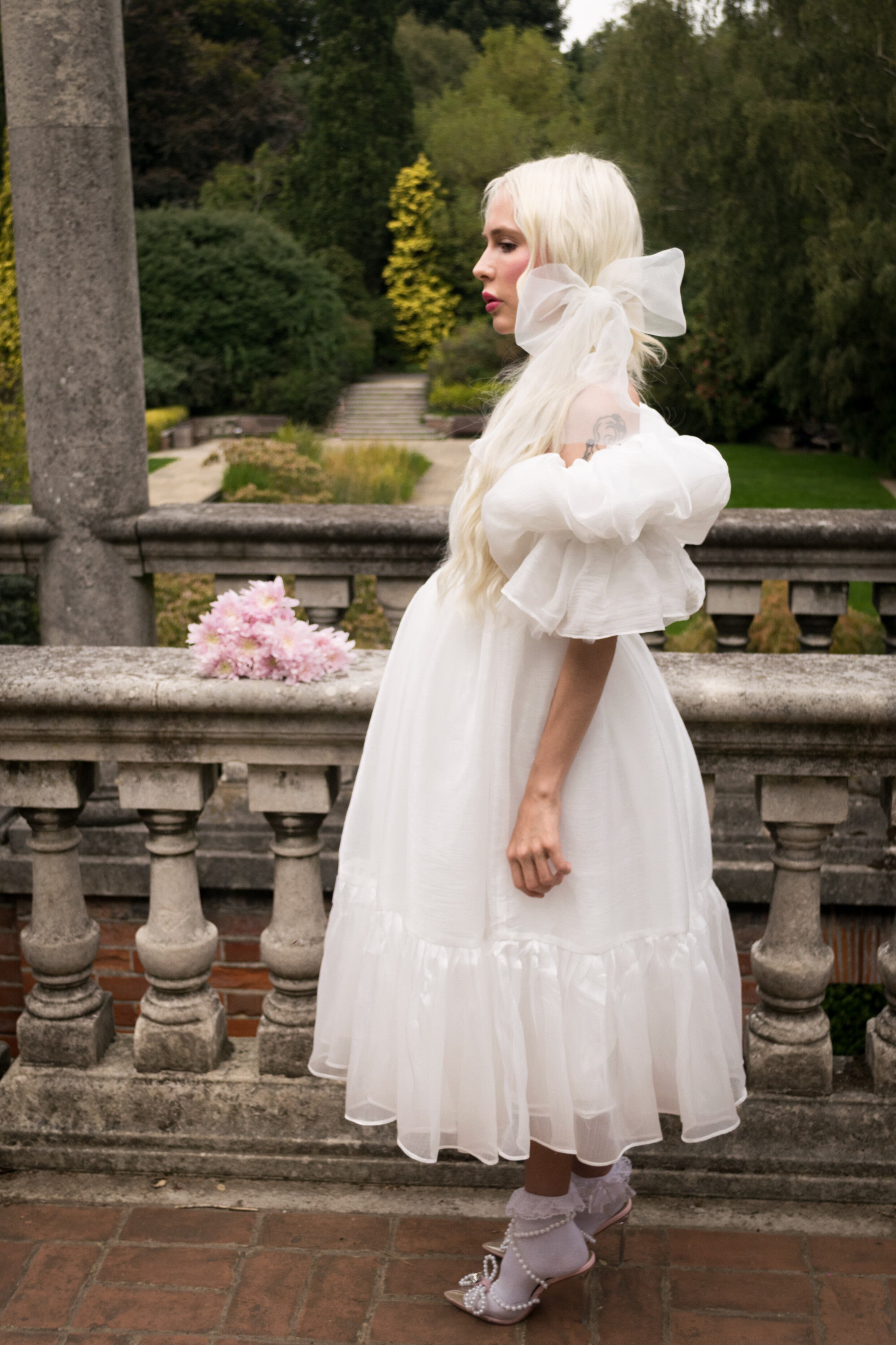 The Crème Chantilly Fleur Dress