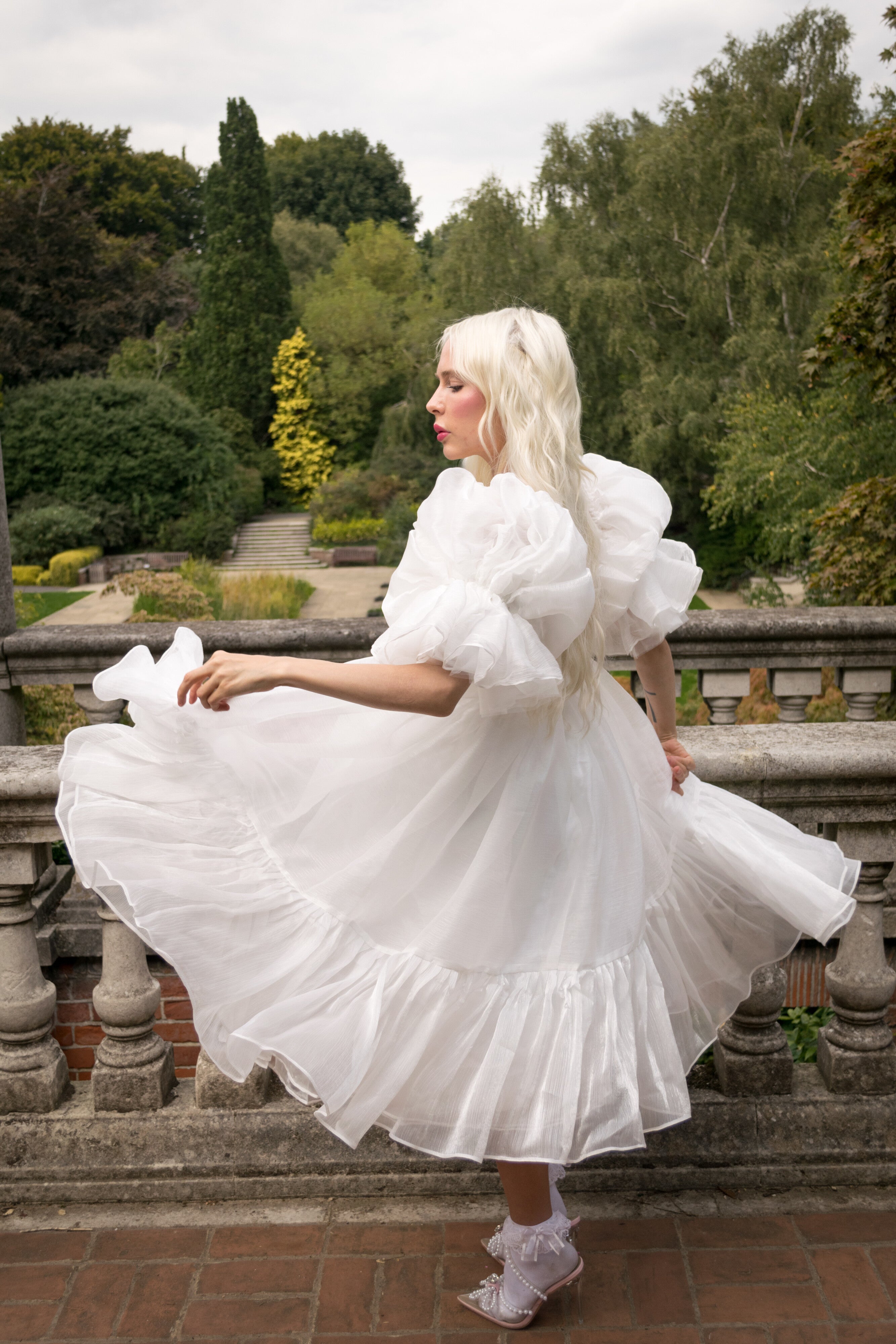 The Crème Chantilly Fleur Dress