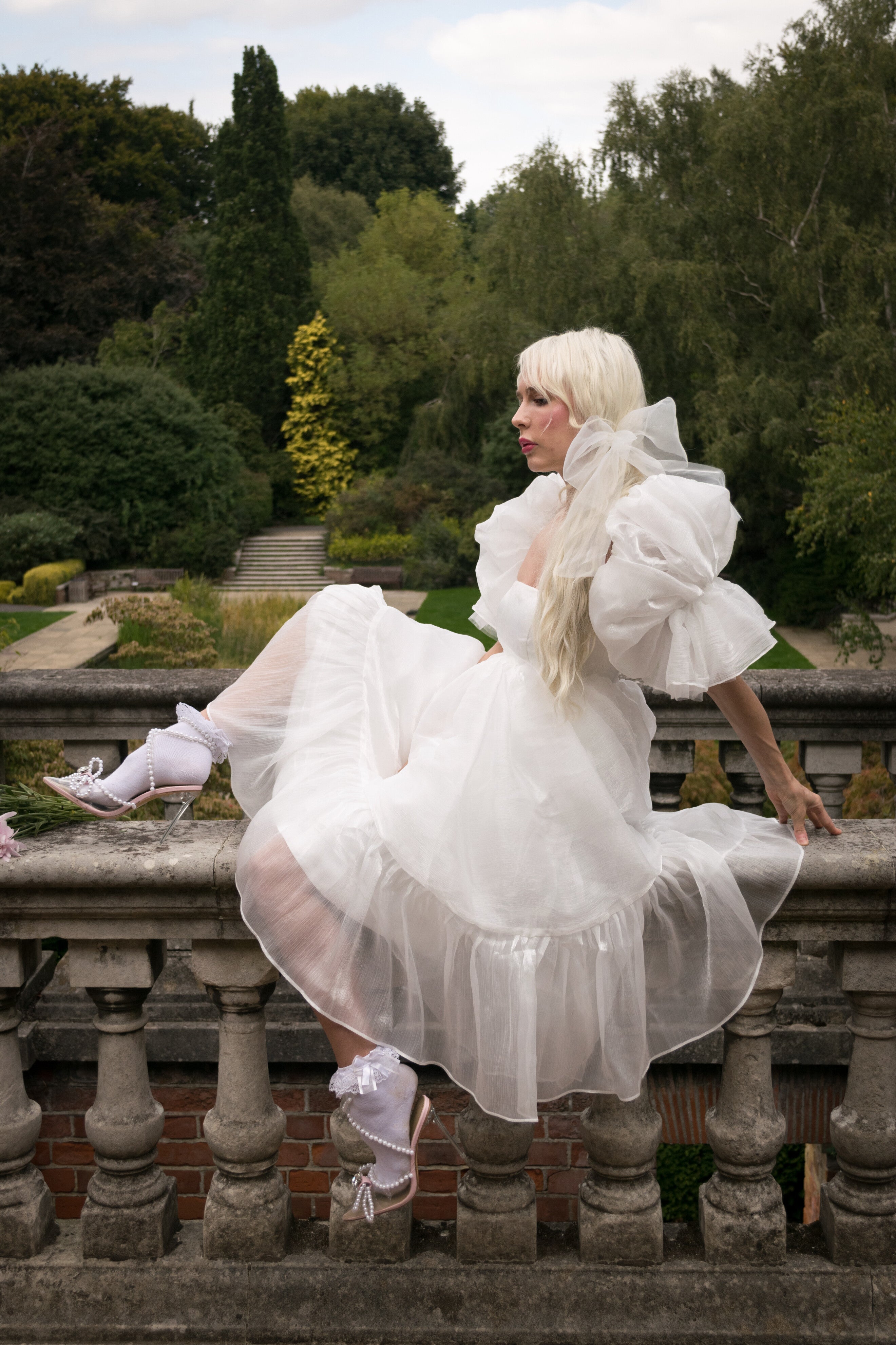 The Crème Chantilly Fleur Dress
