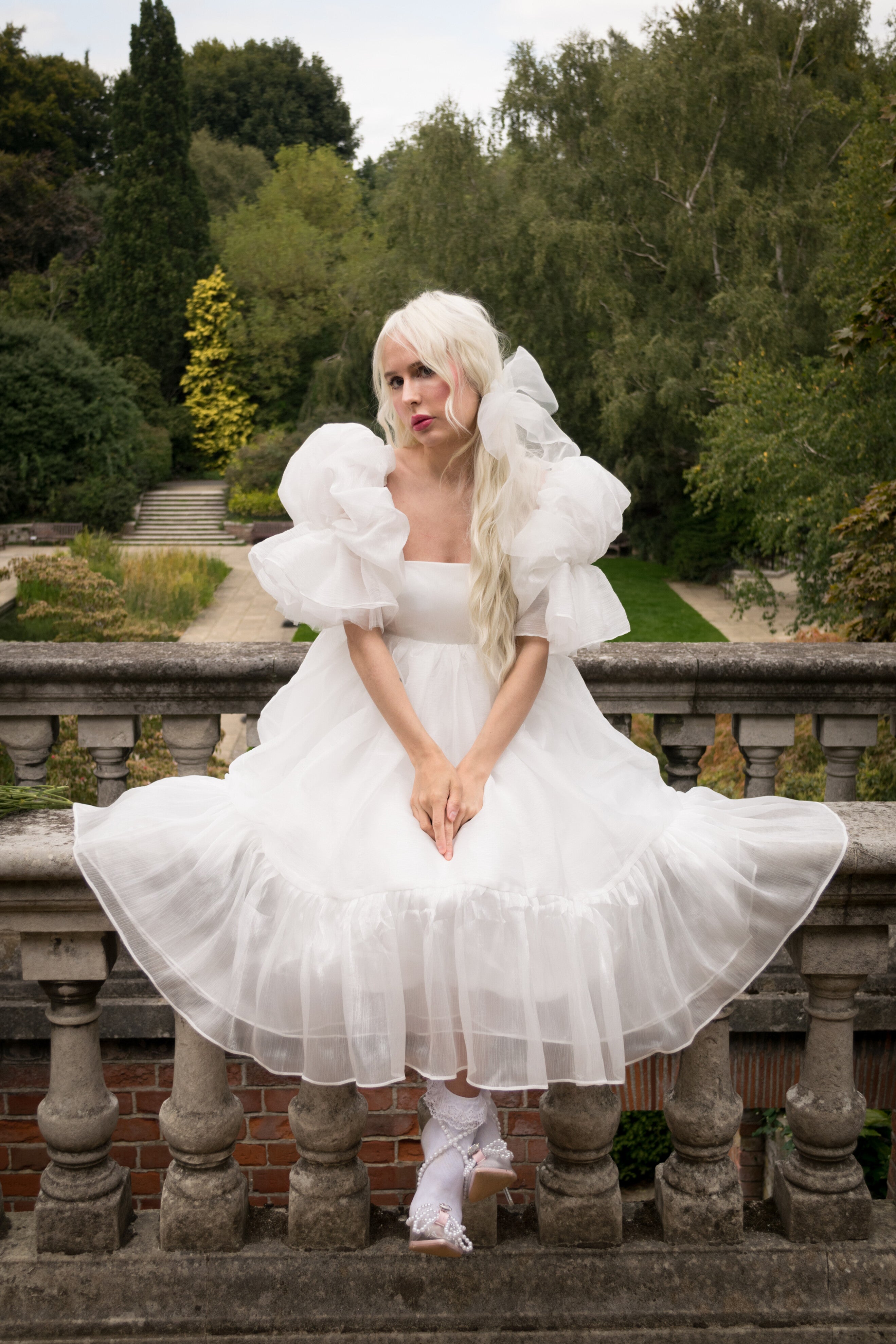 The Crème Chantilly Fleur Dress