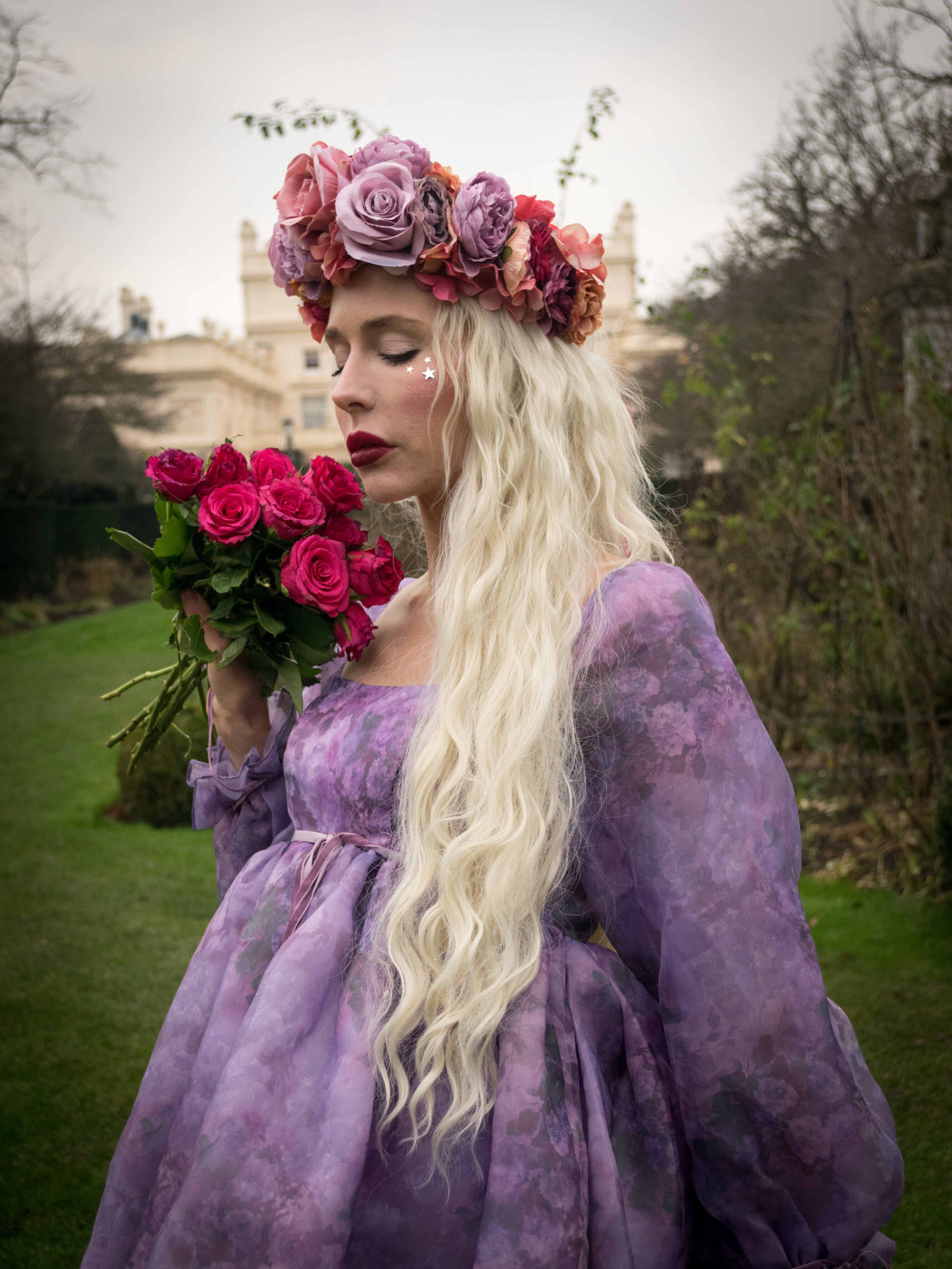 Midnight Rose Enchanted Crown