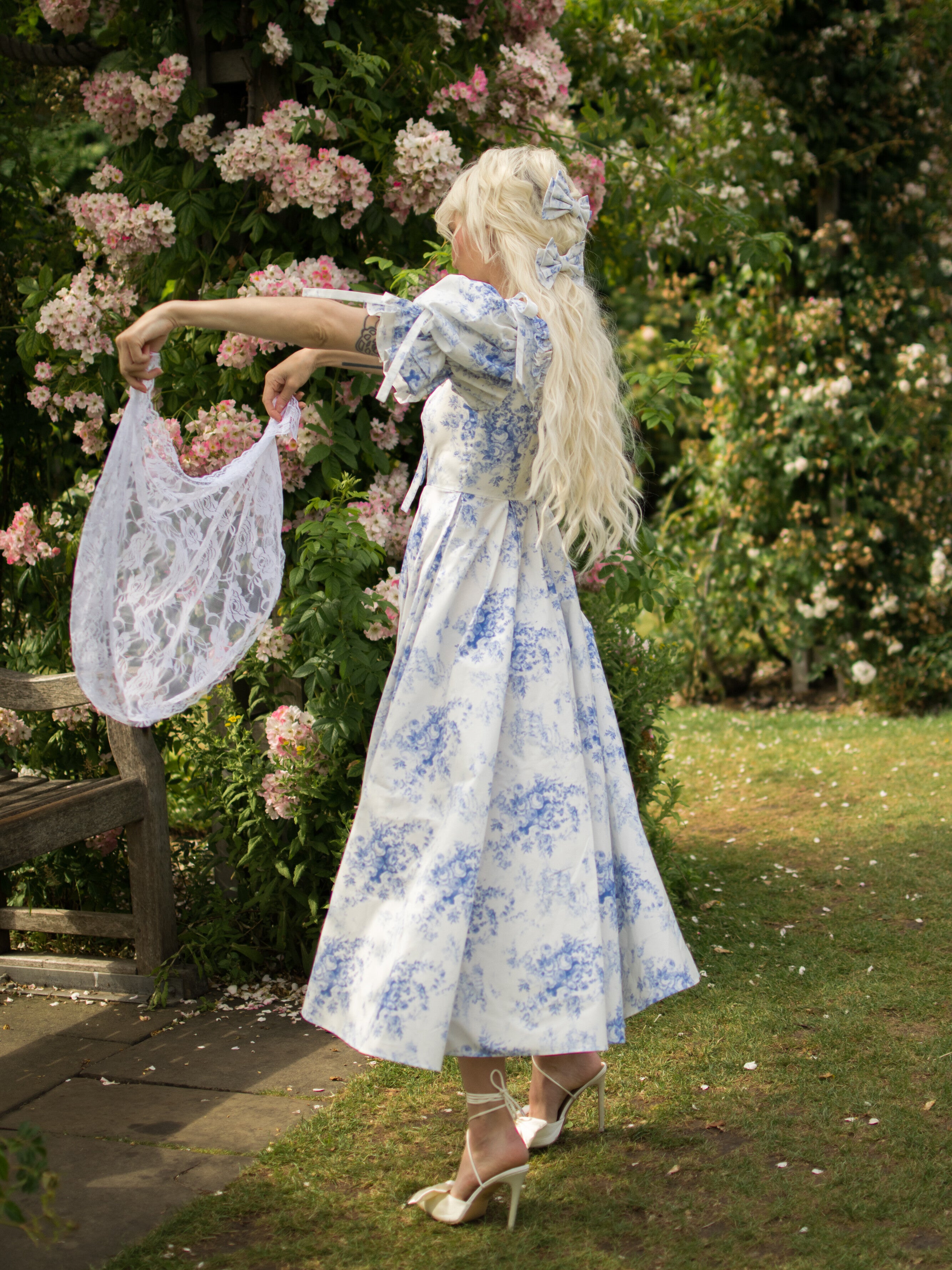 French Porcelain Parlour Games Dress