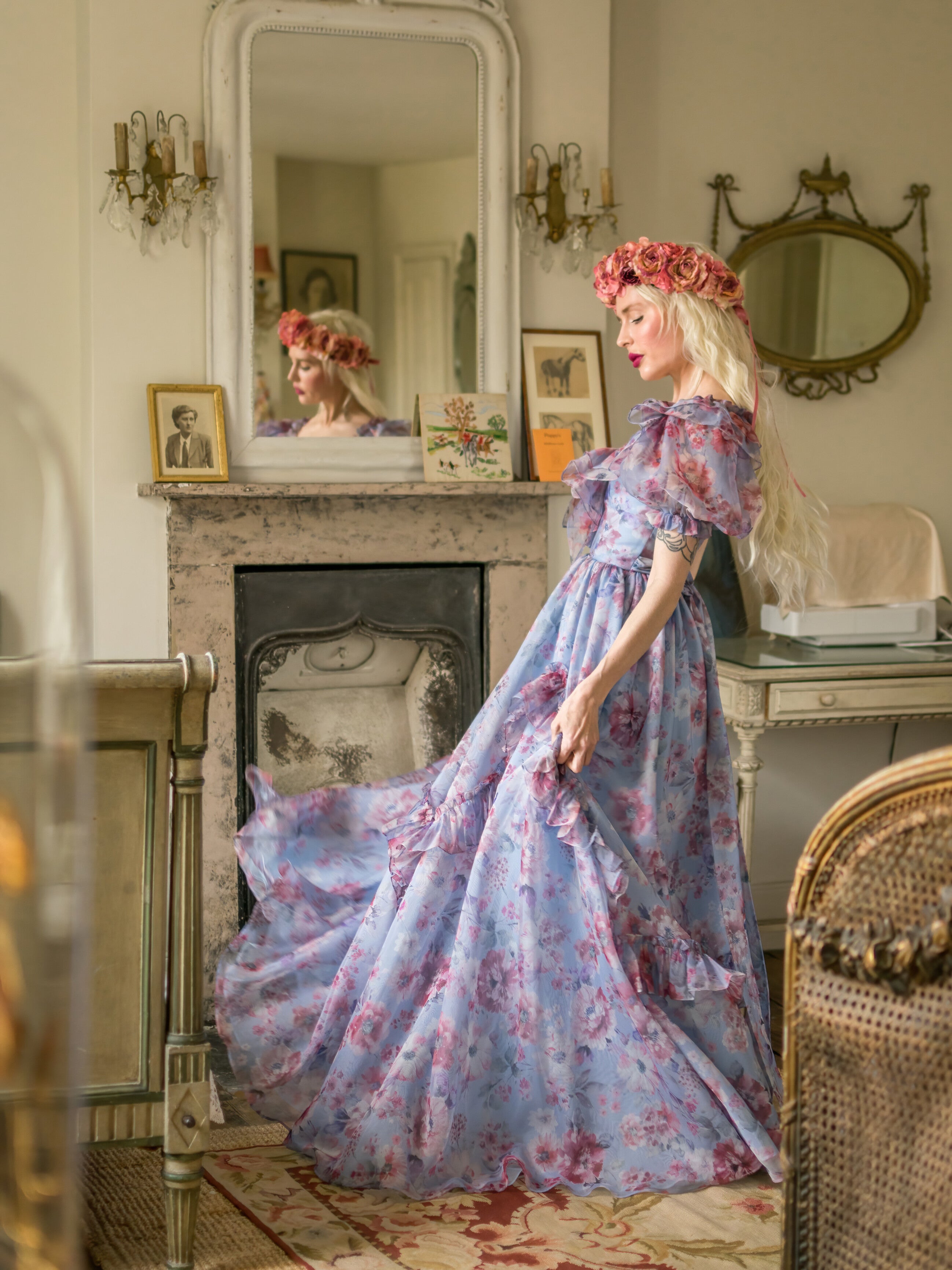 Watercolour Tears Daydreamer Gown