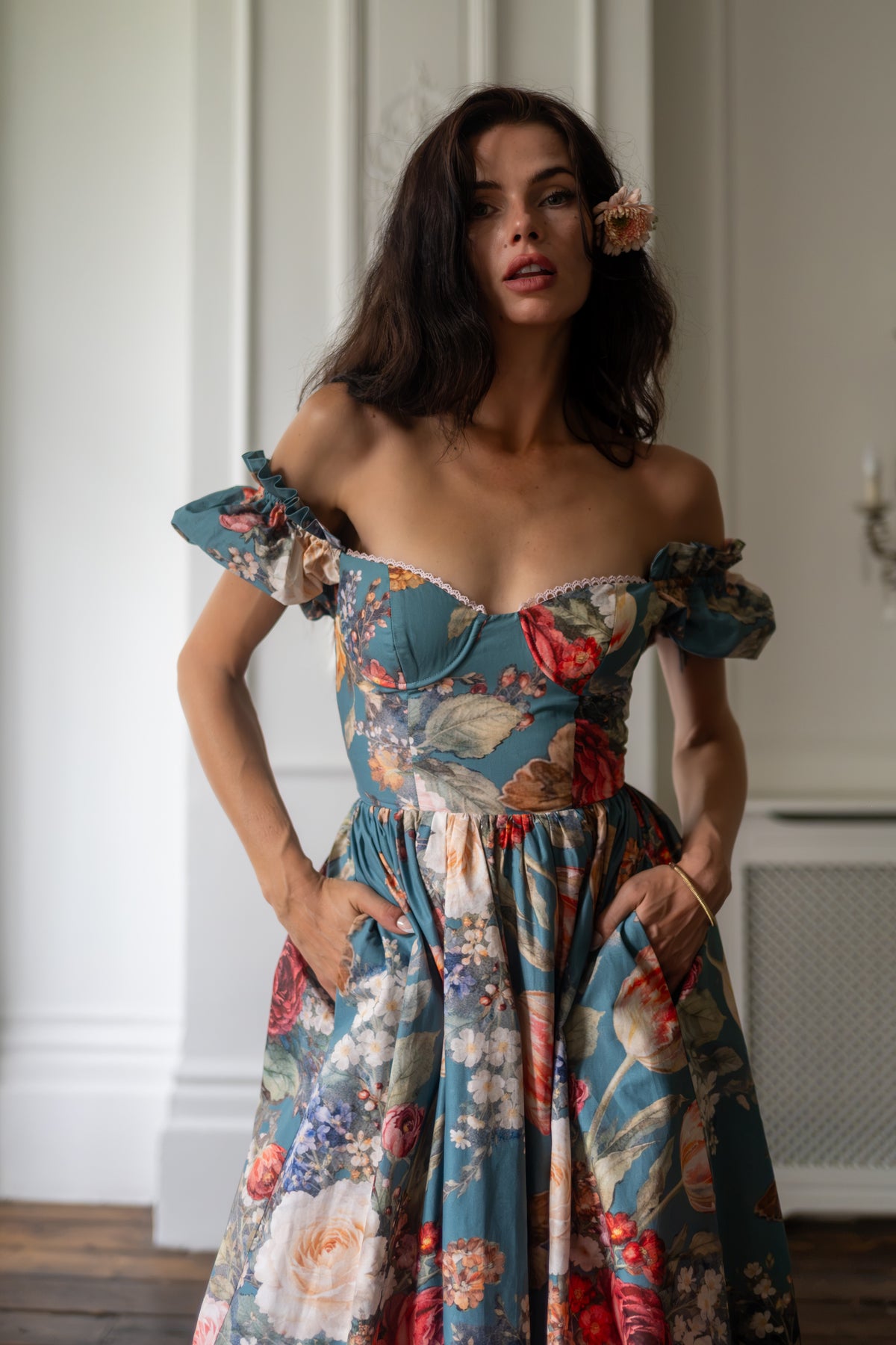 A House Kept Closed Rosewood Dress