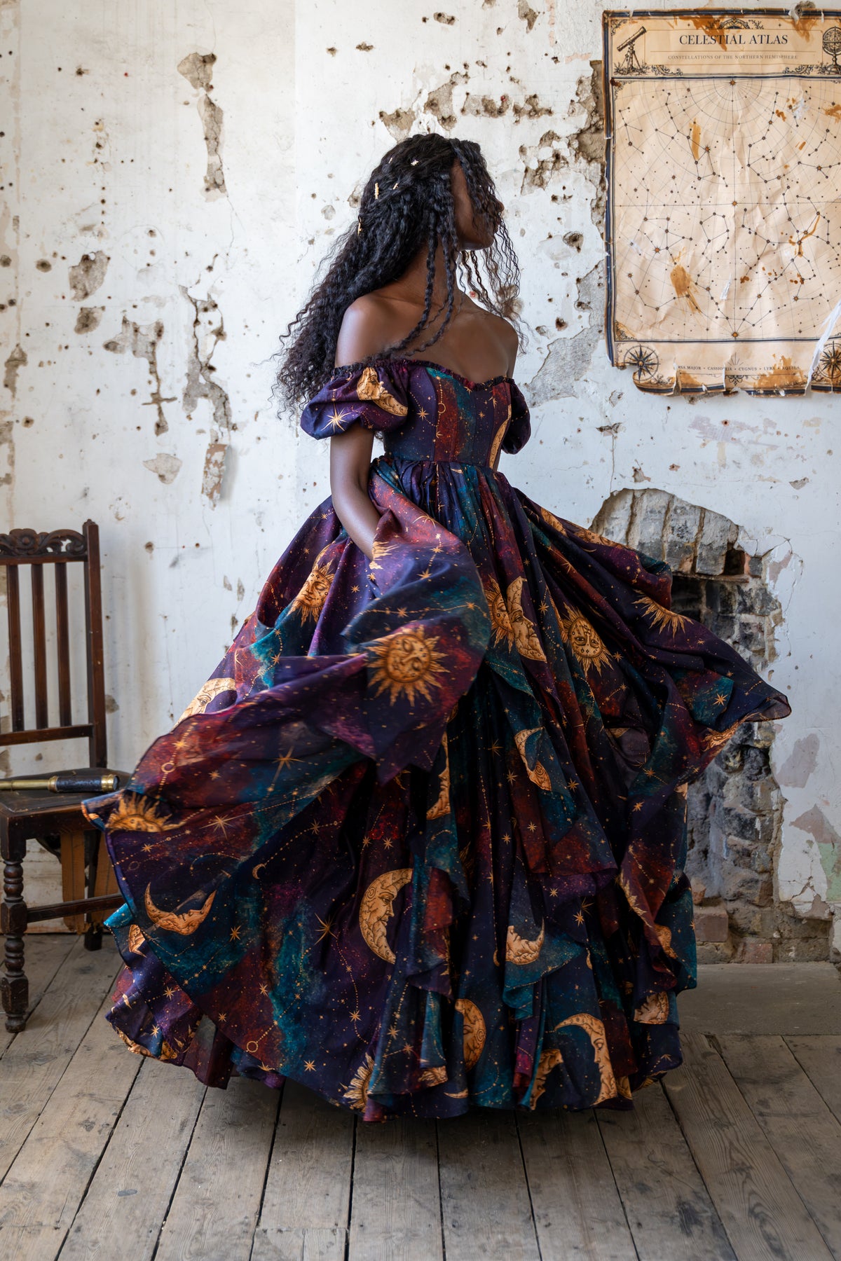 As the Witch Moon Rises Renaissance Gown