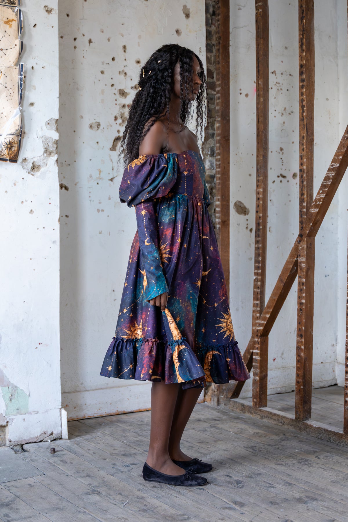 As the Witch Moon RIses Vignette Dress