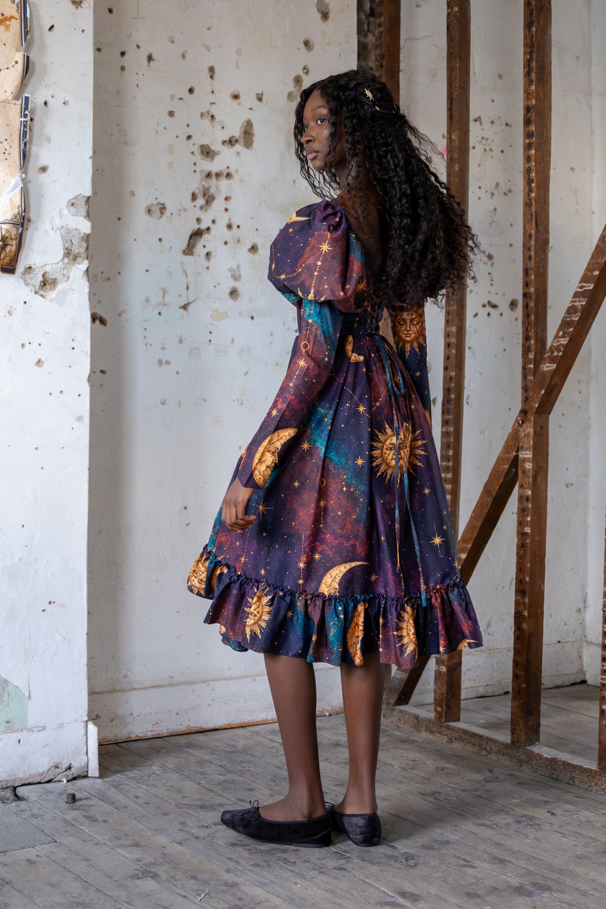 As the Witch Moon RIses Vignette Dress