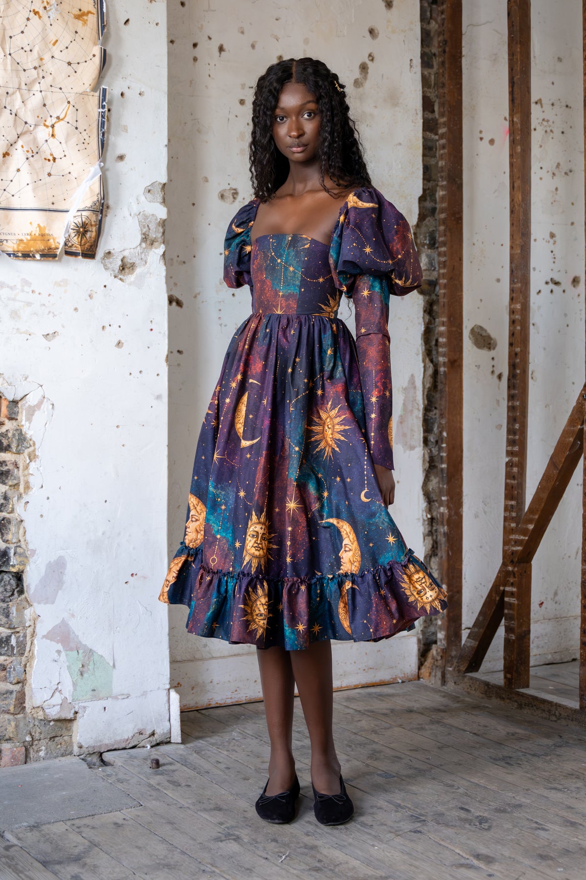 As the Witch Moon RIses Vignette Dress