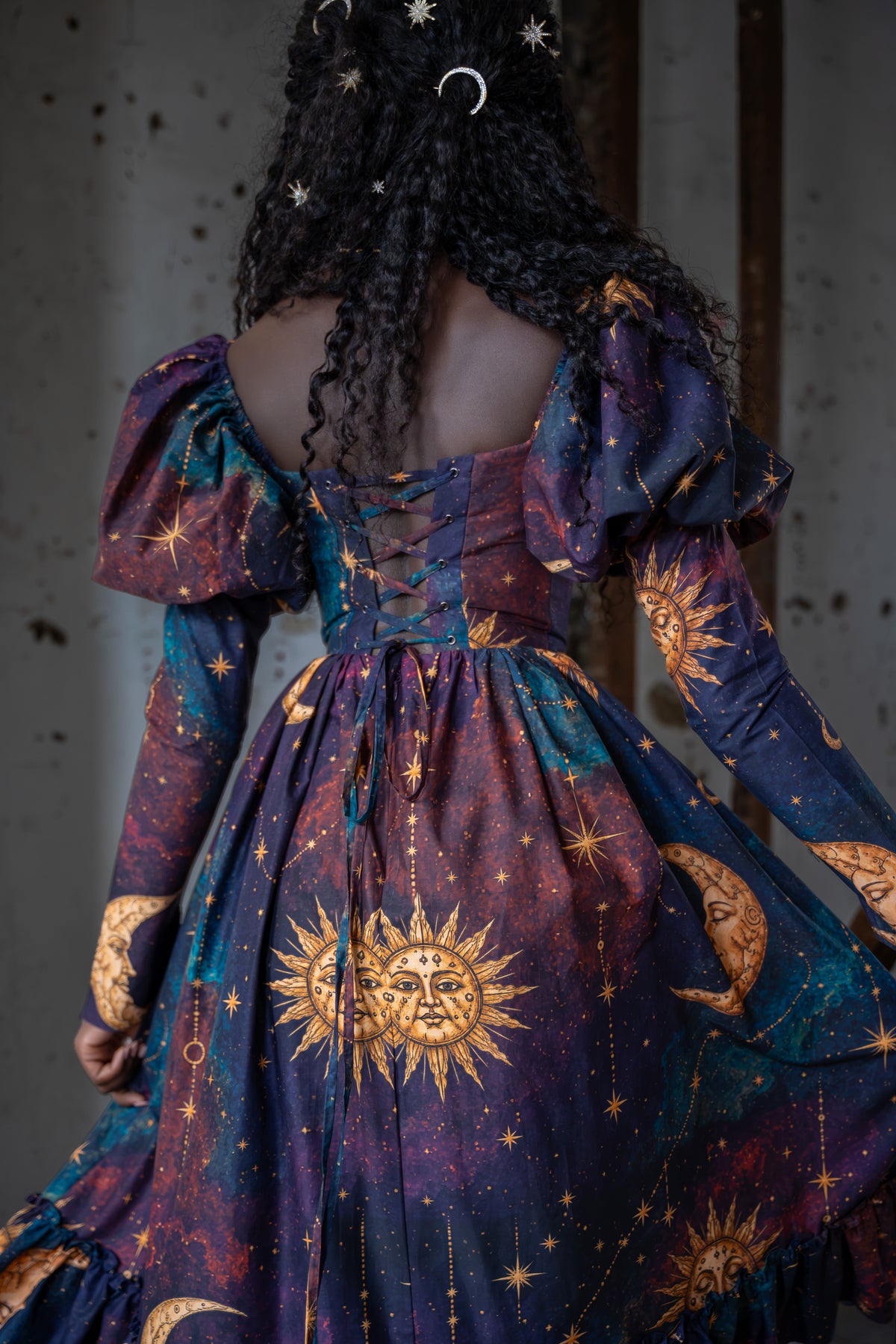 As the Witch Moon RIses Vignette Dress