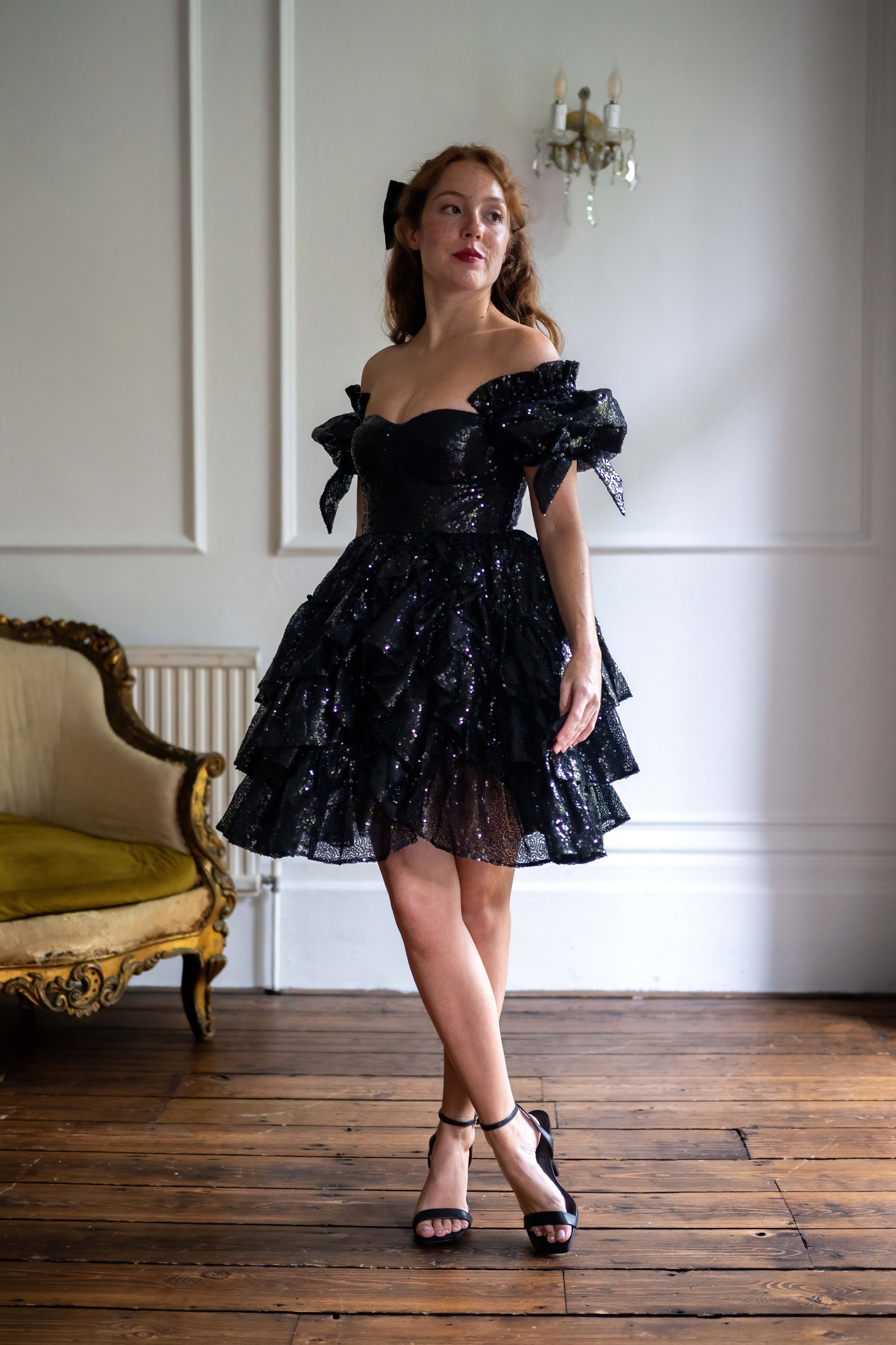 Black Pearl Damsel Dress