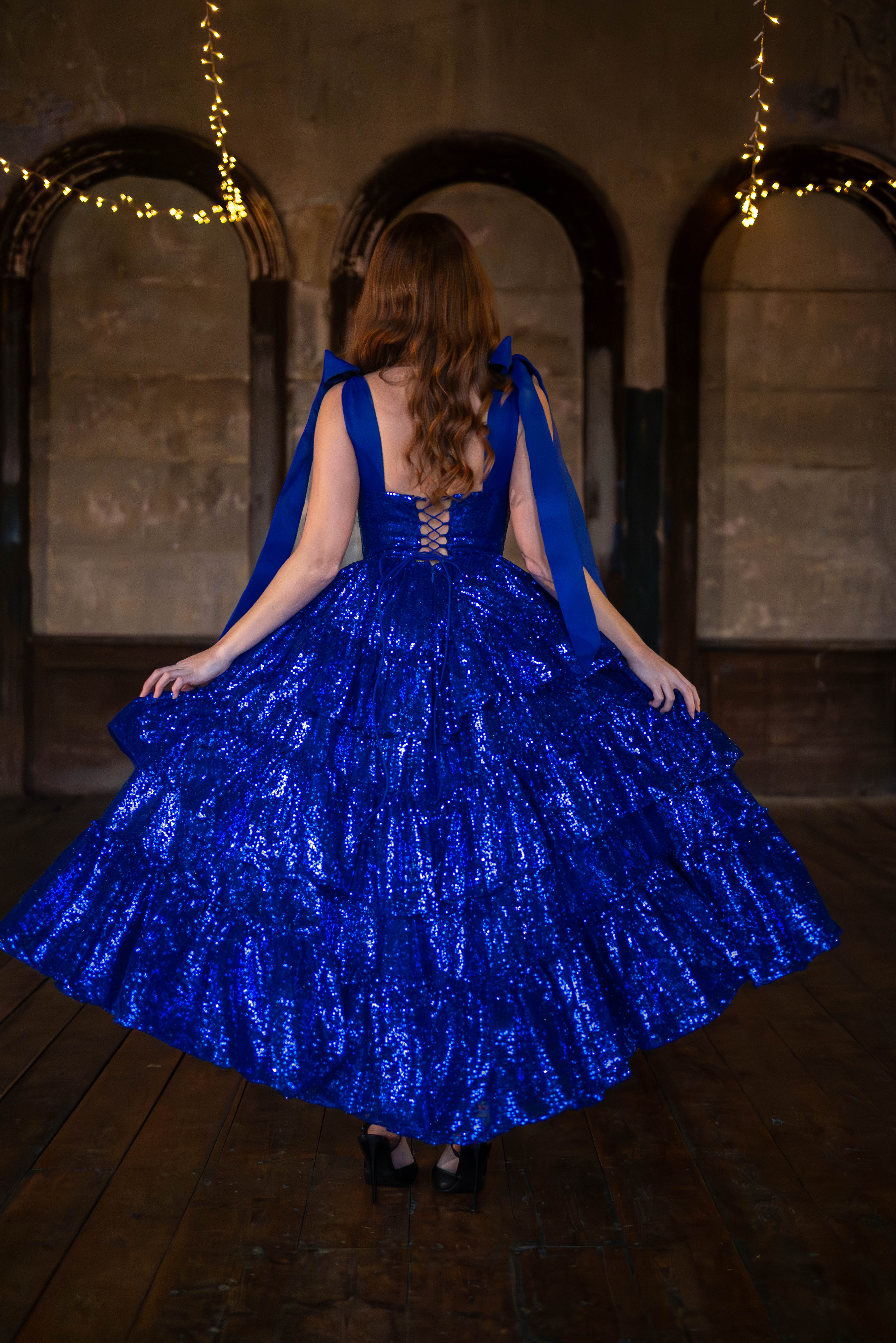 Blue Morpho Muse Dress