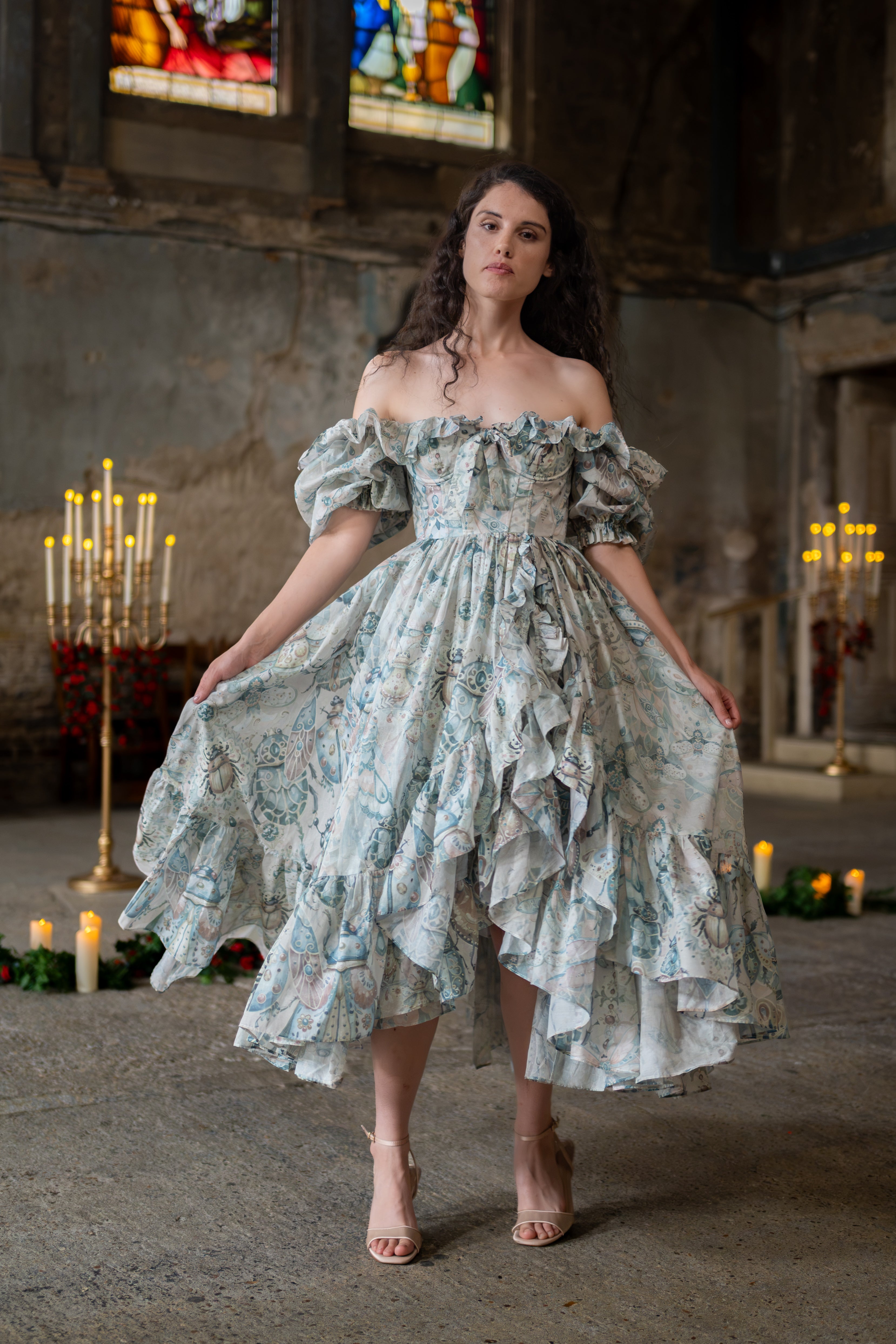 Cabinet of Wonders Bluestocking Dress