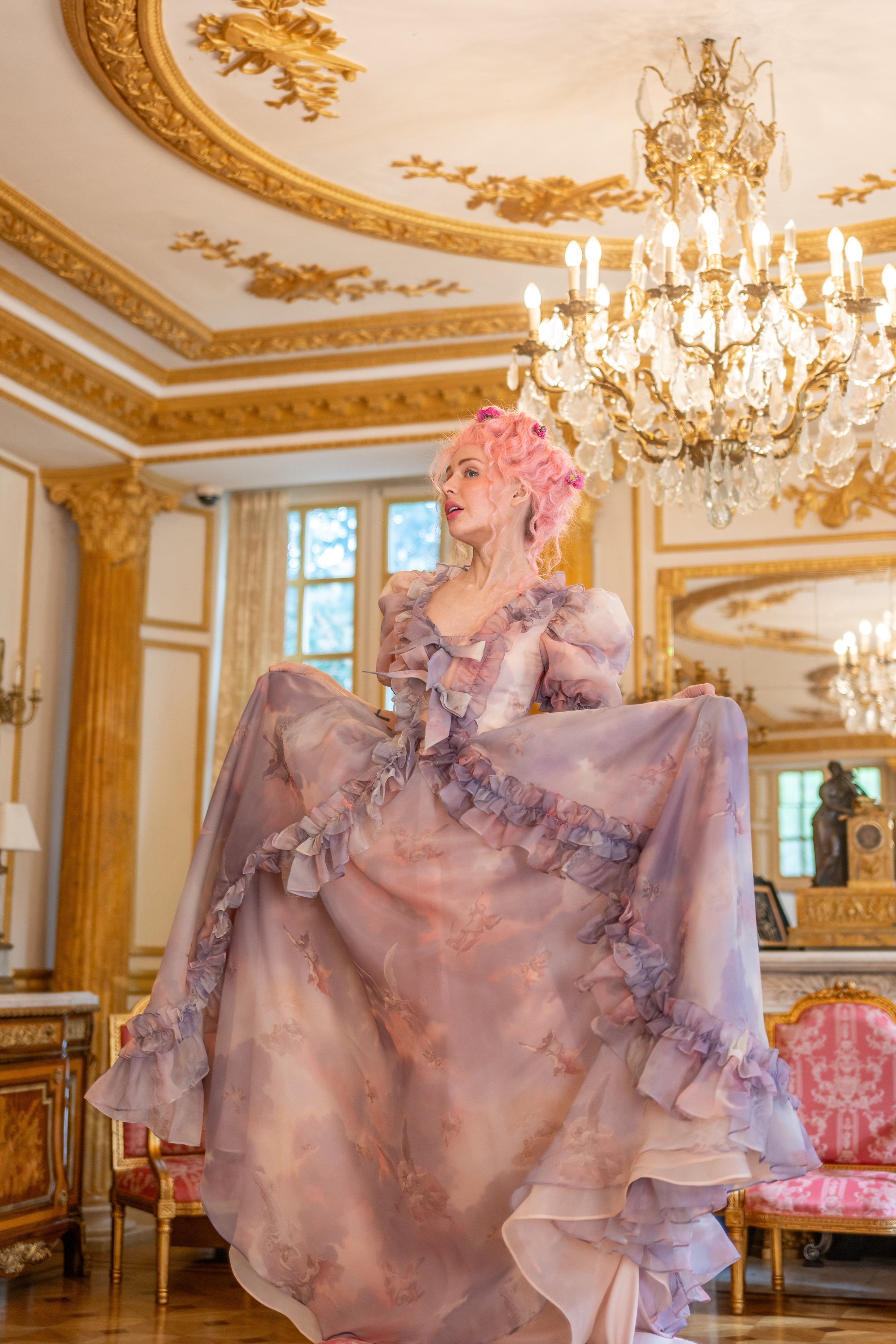 Cathedral Clouds Duchess Gown
