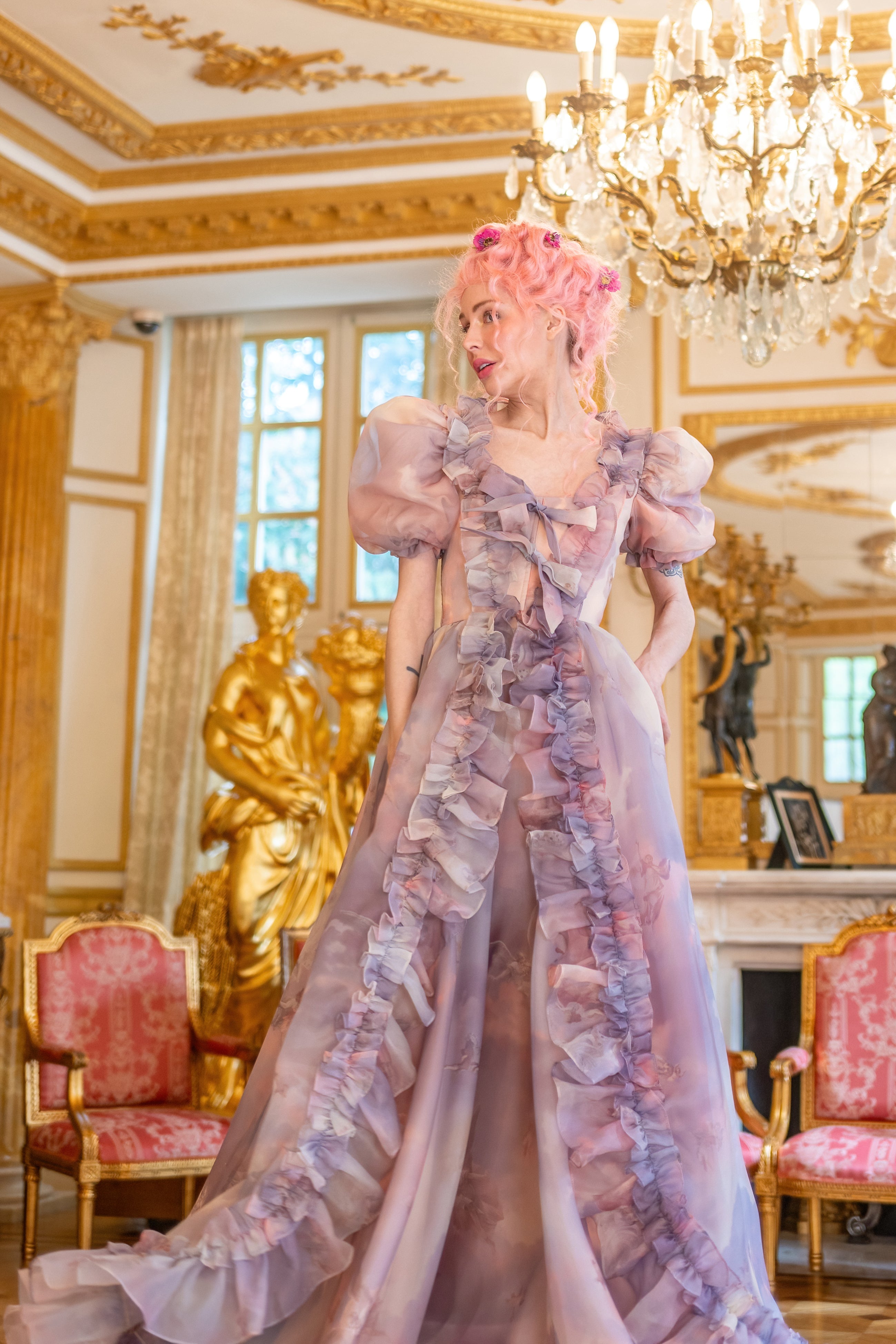 Cathedral Clouds Duchess Gown
