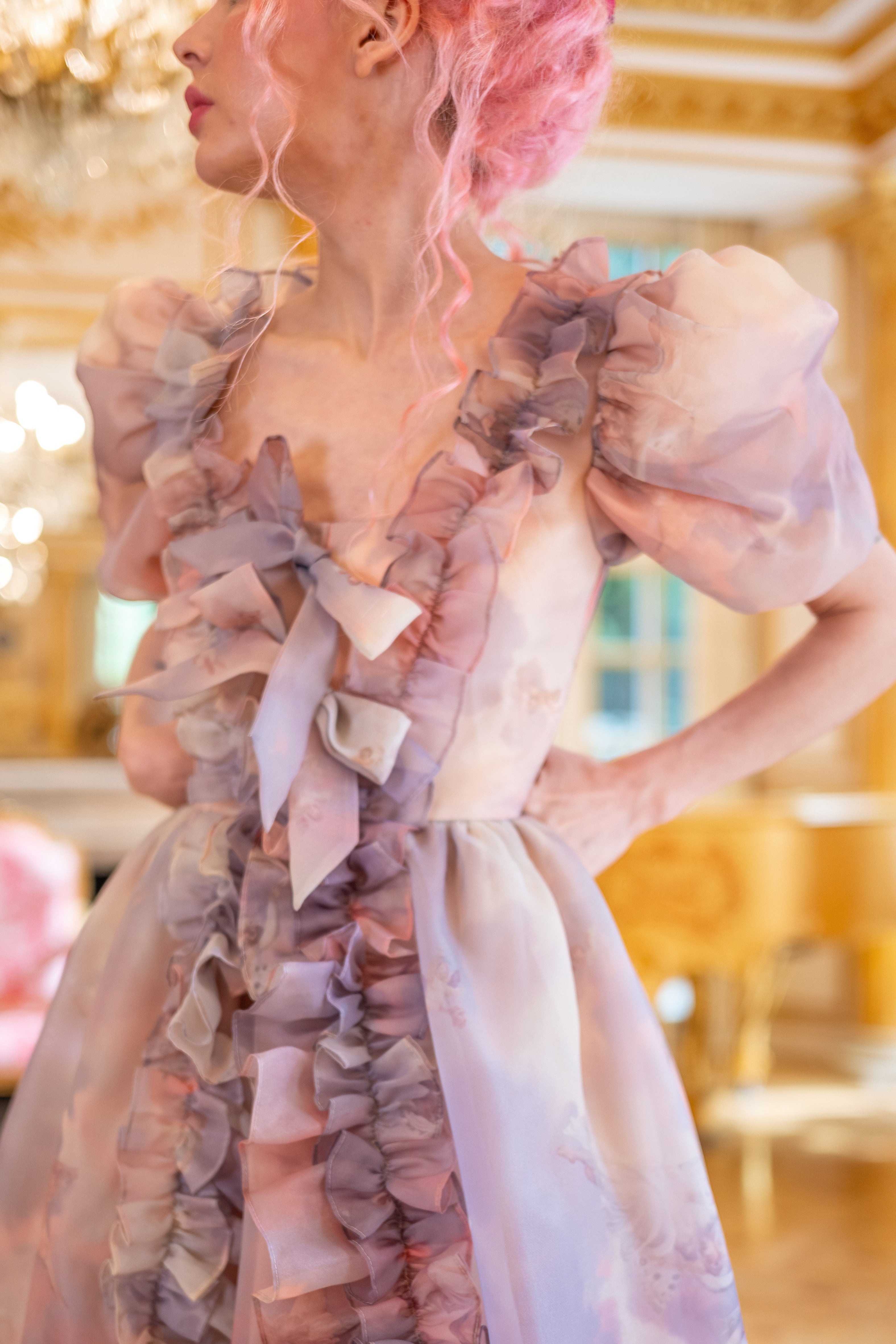 Cathedral Clouds Duchess Gown