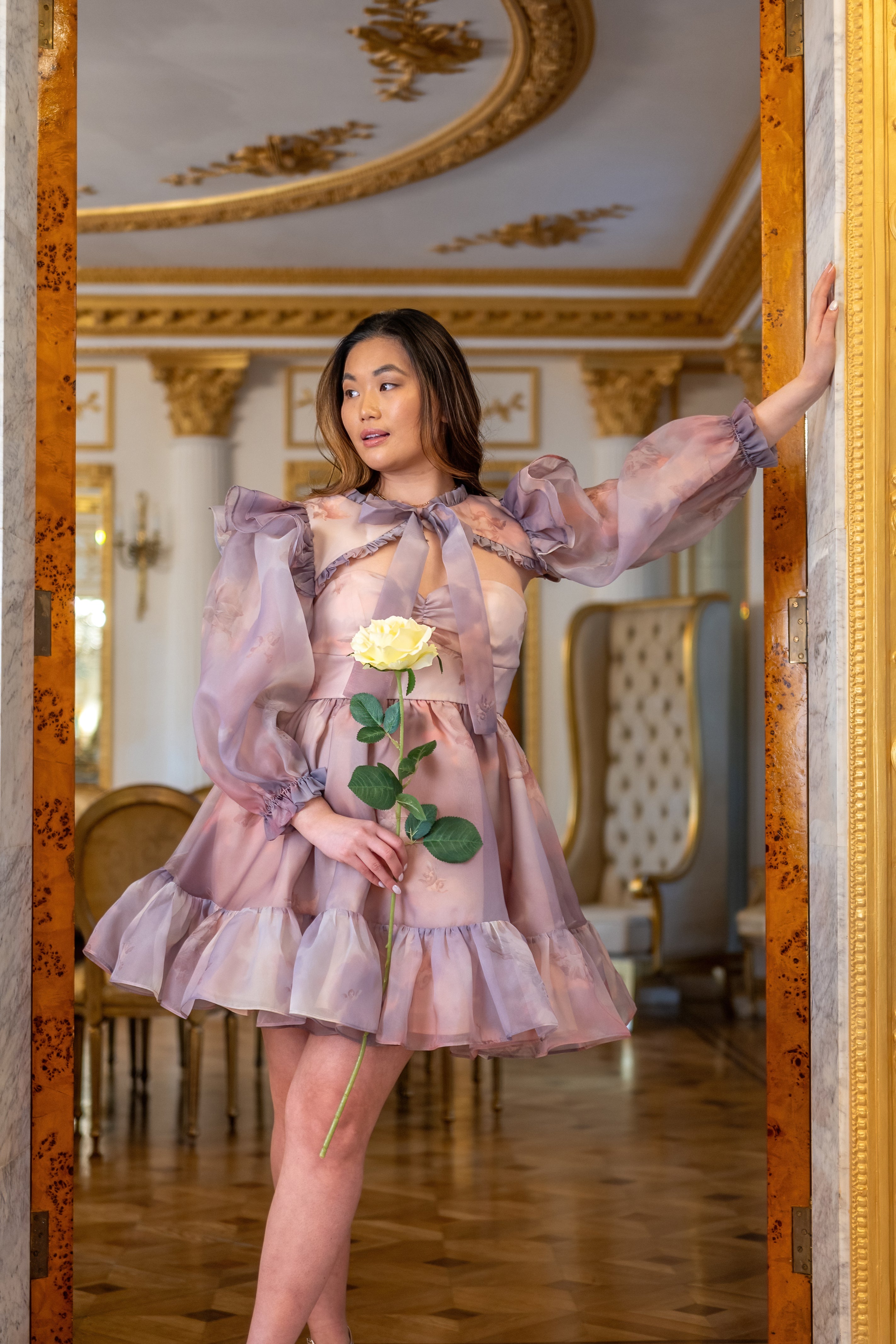 Cathedral Clouds Florentine Dress