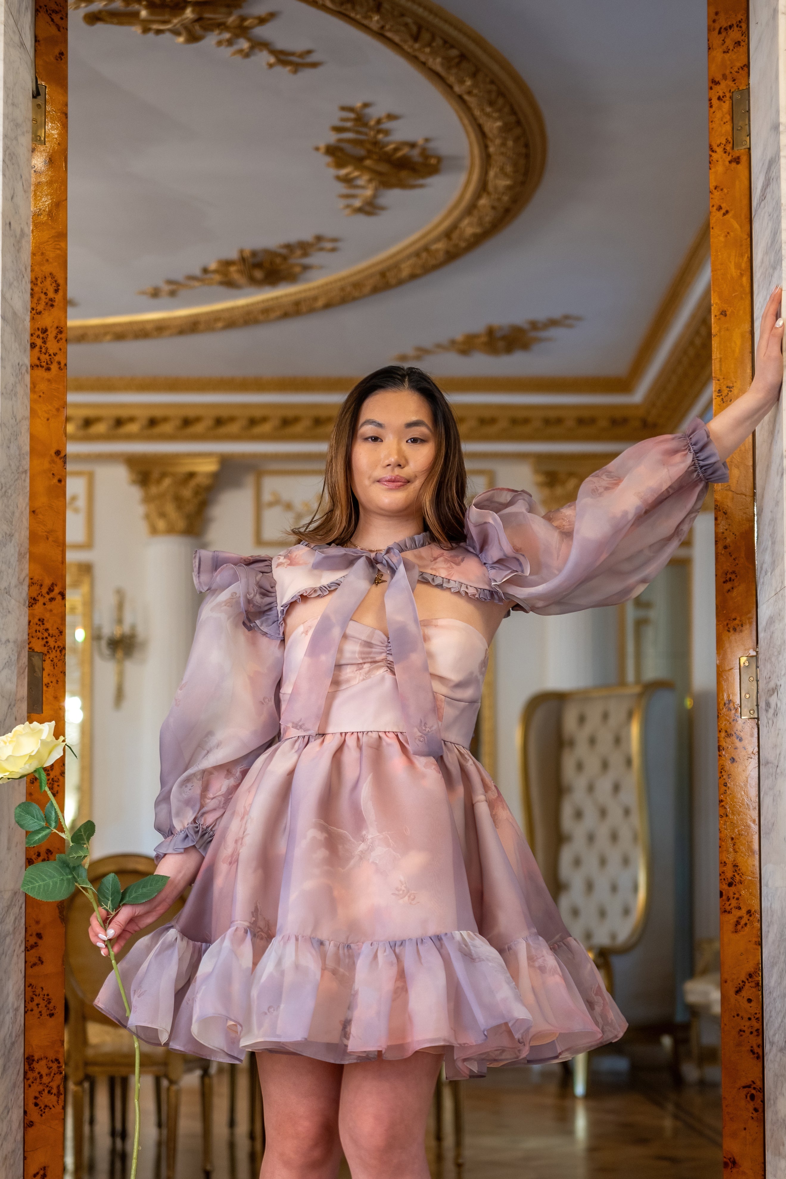Cathedral Clouds Florentine Dress
