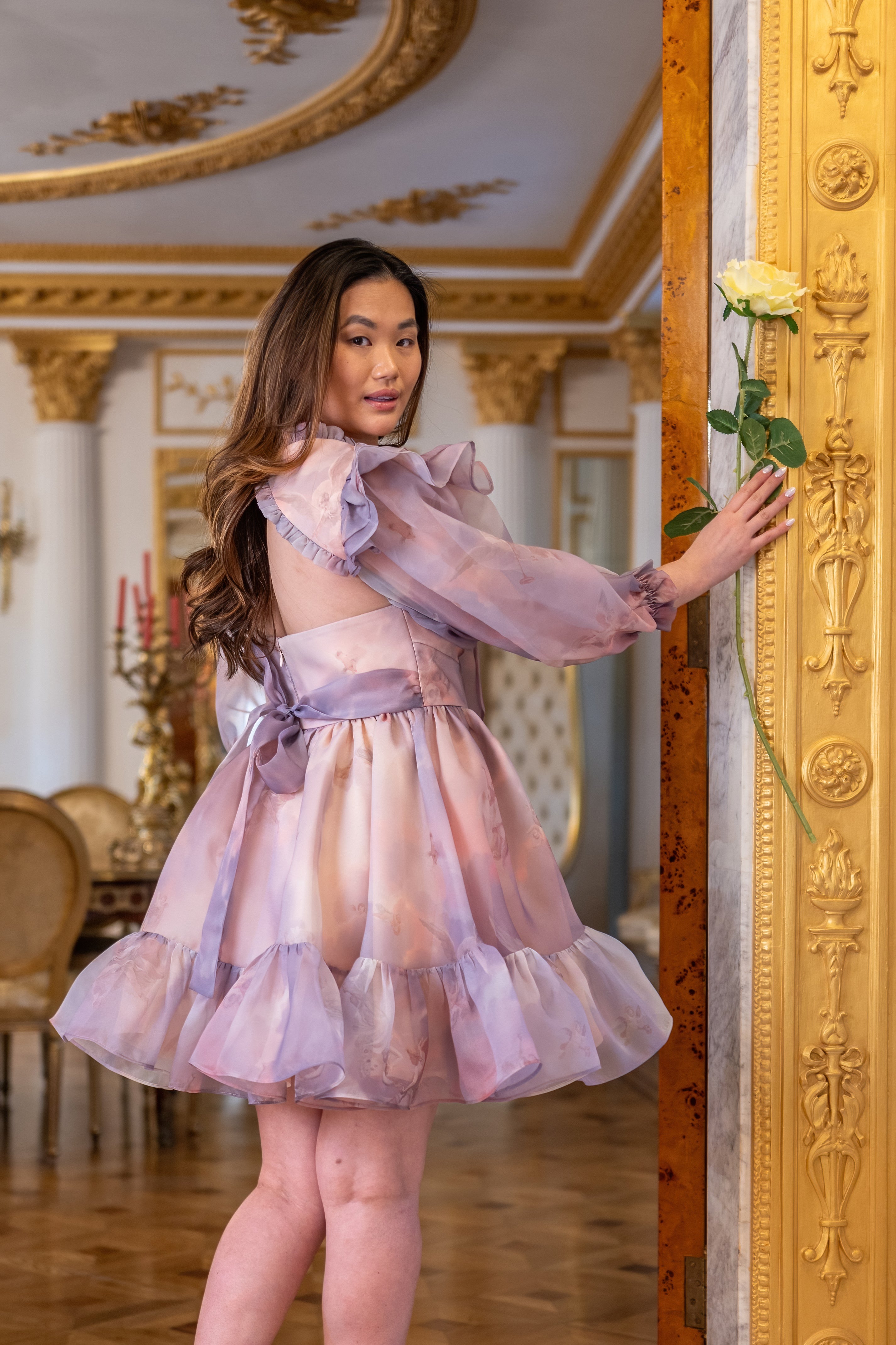 Cathedral Clouds Florentine Dress