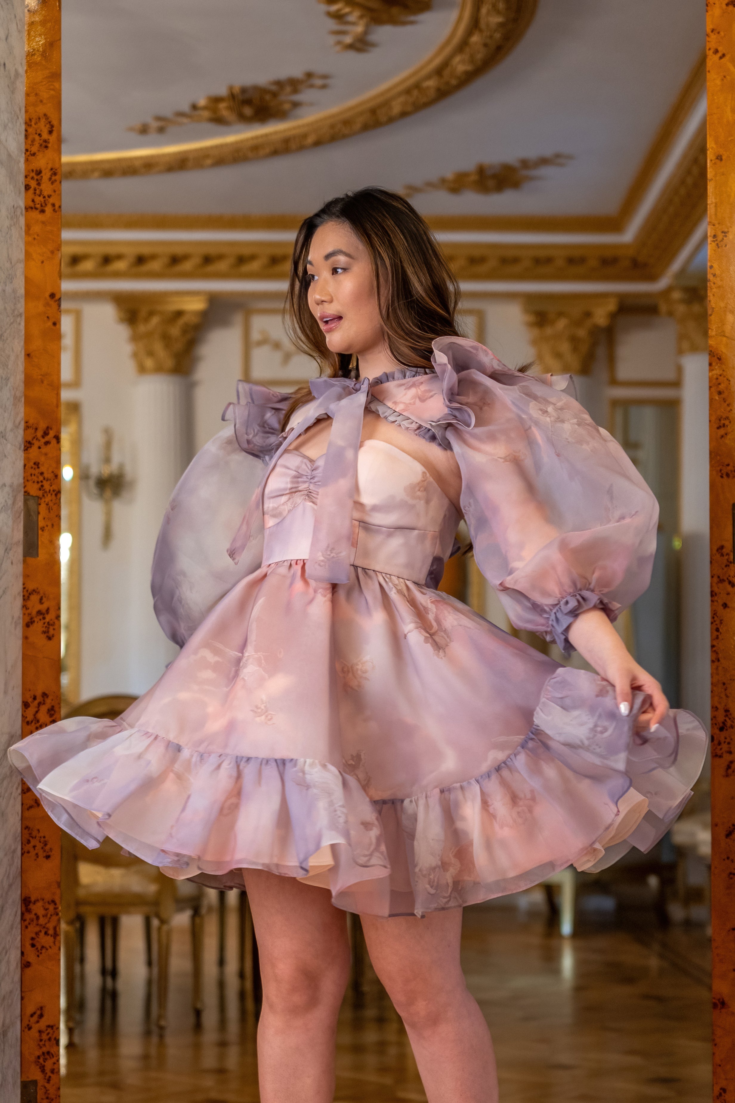 Cathedral Clouds Florentine Dress