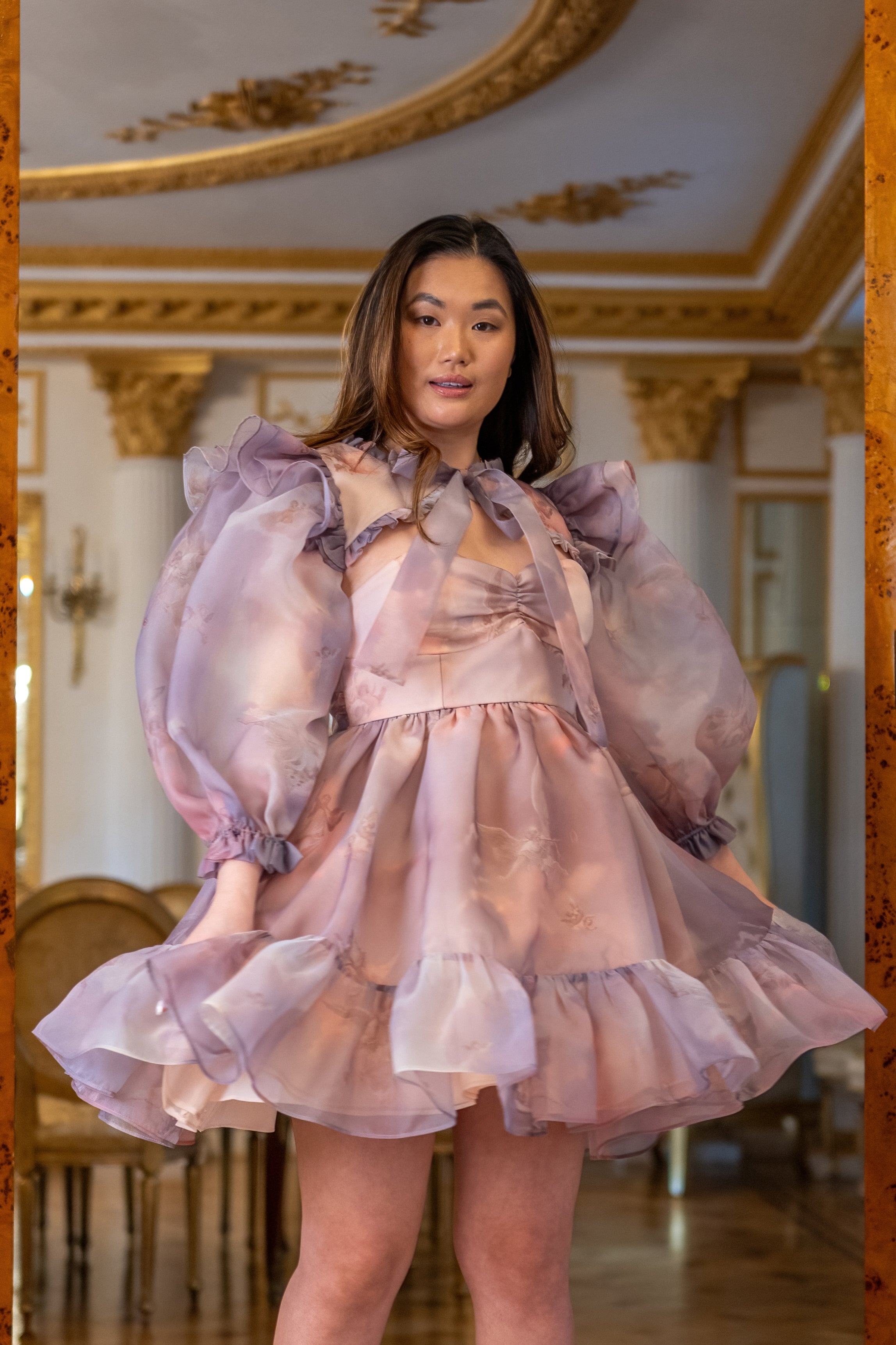 Cathedral Clouds Florentine Dress