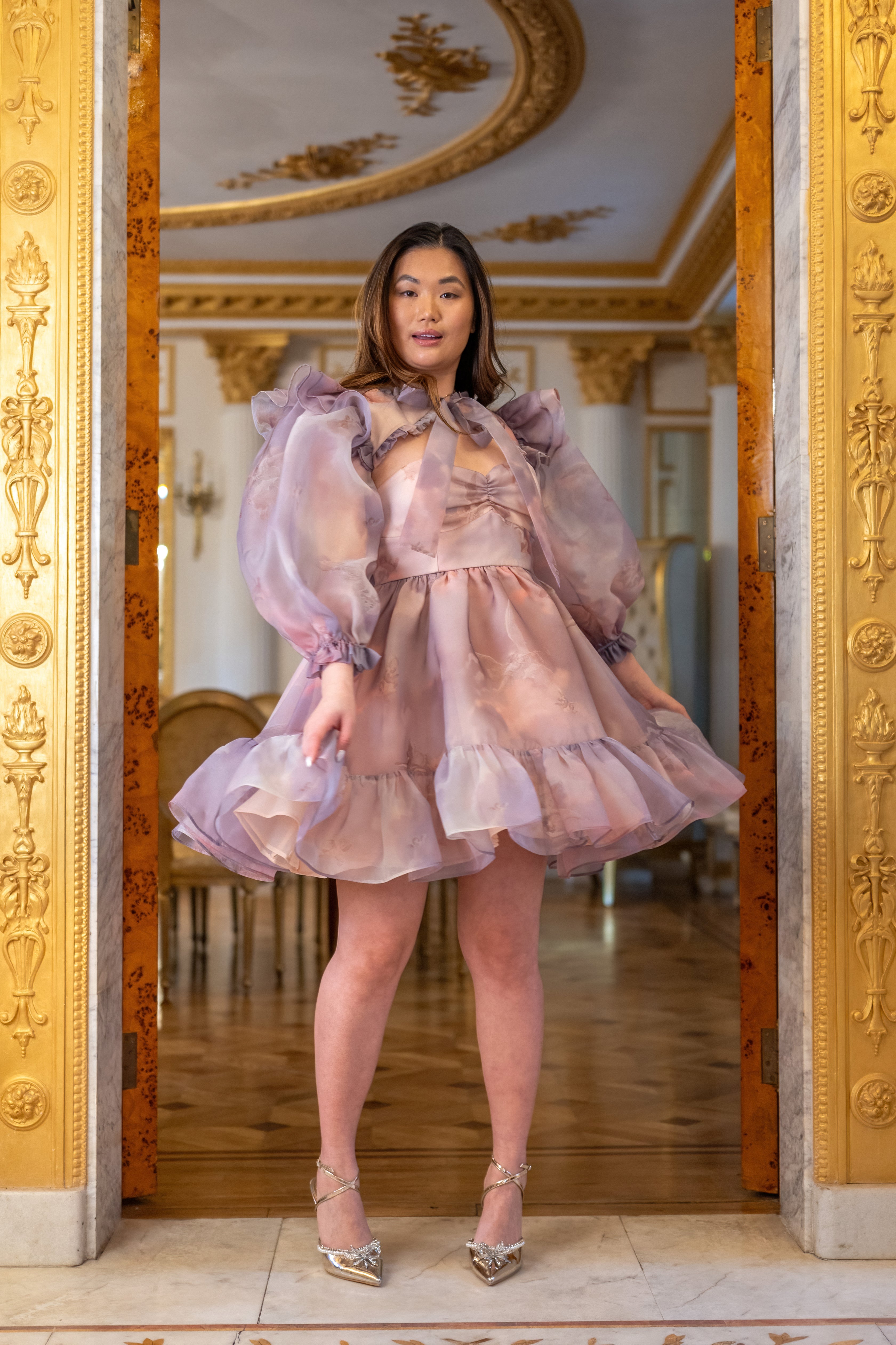Cathedral Clouds Florentine Dress