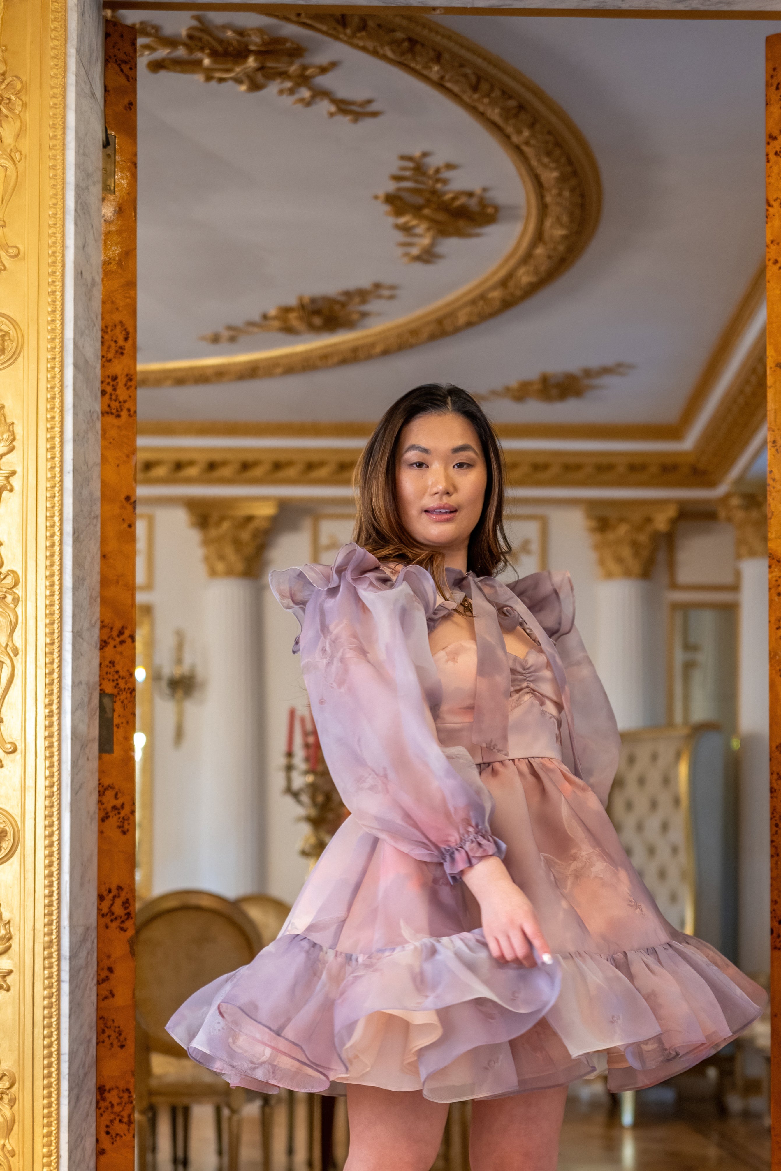 Cathedral Clouds Florentine Dress