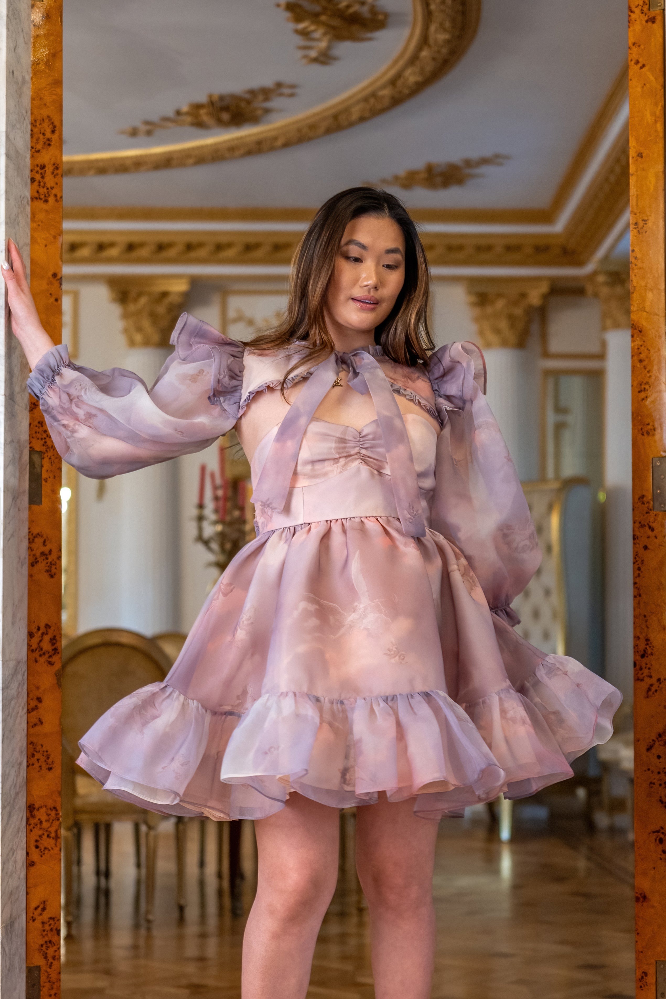 Cathedral Clouds Florentine Dress