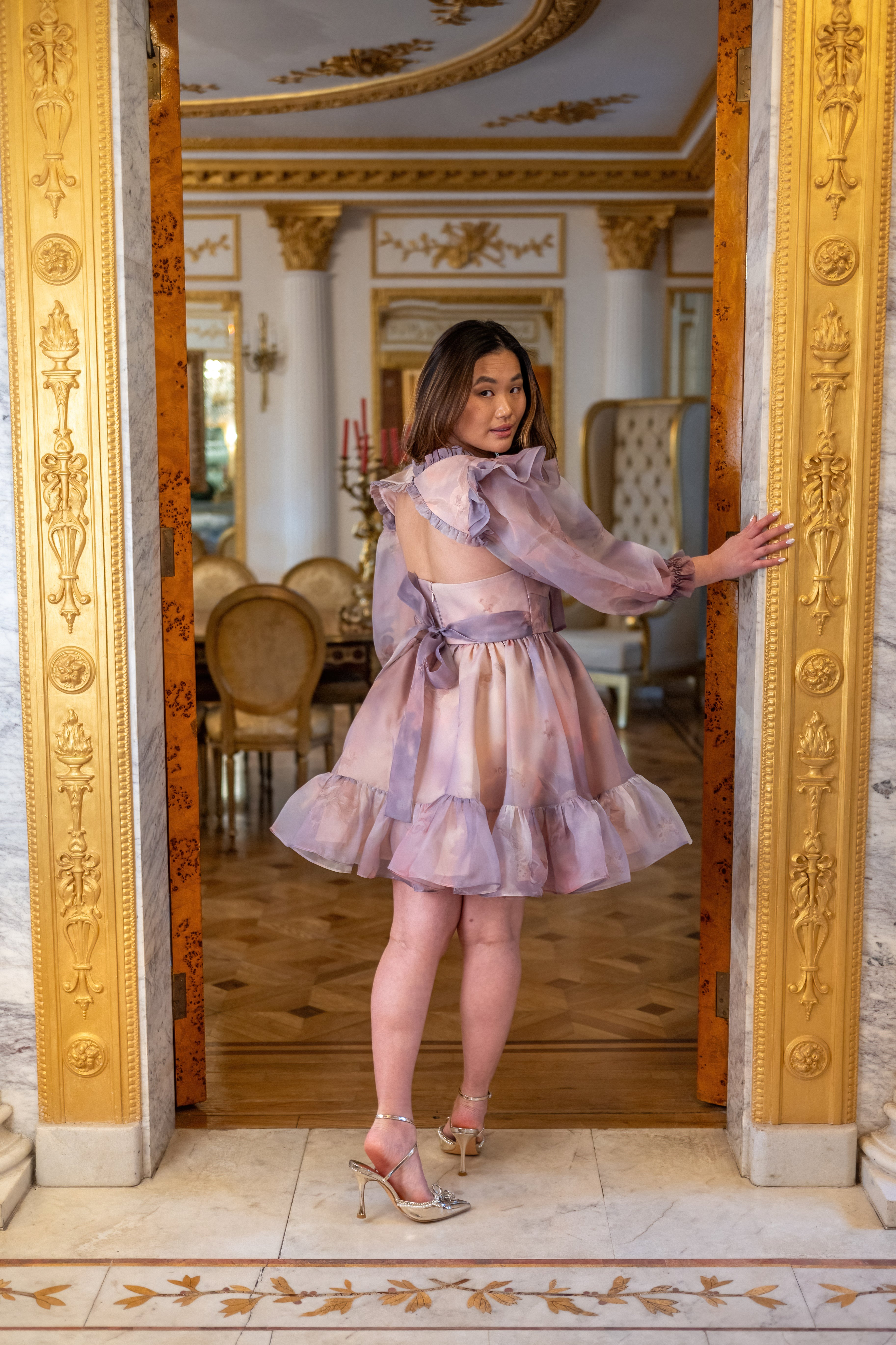 Cathedral Clouds Florentine Dress