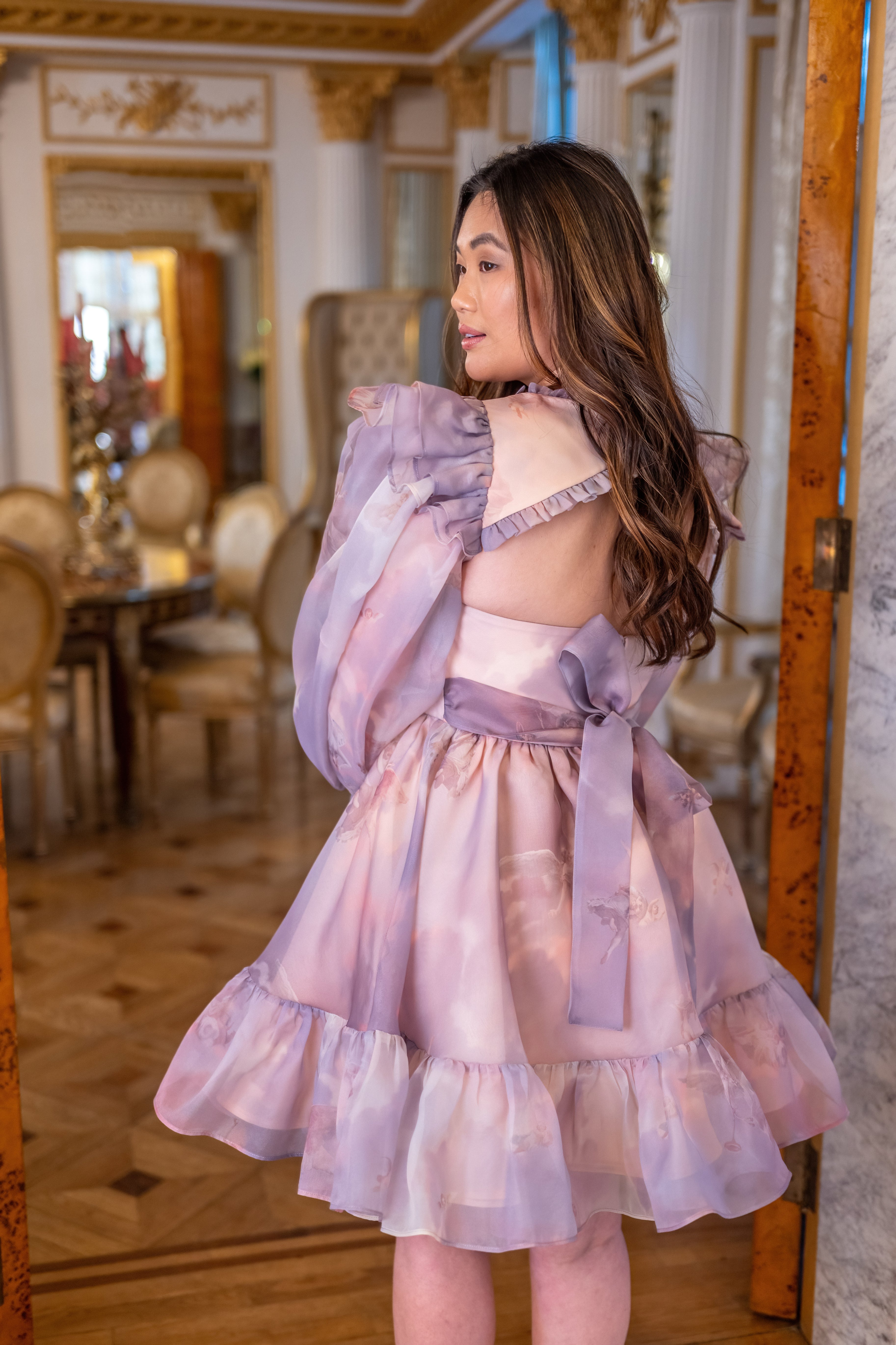 Cathedral Clouds Florentine Dress