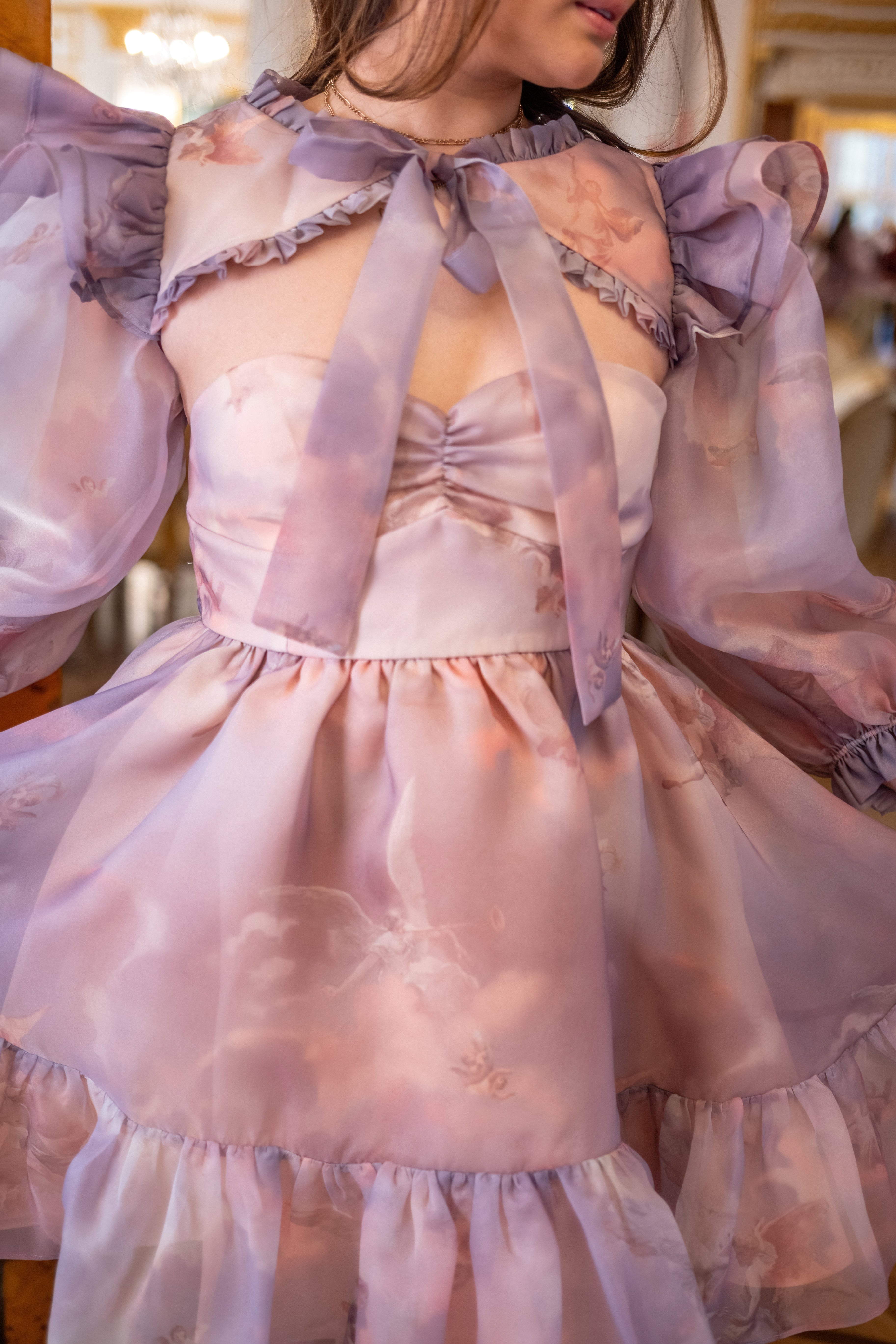 Cathedral Clouds Florentine Dress