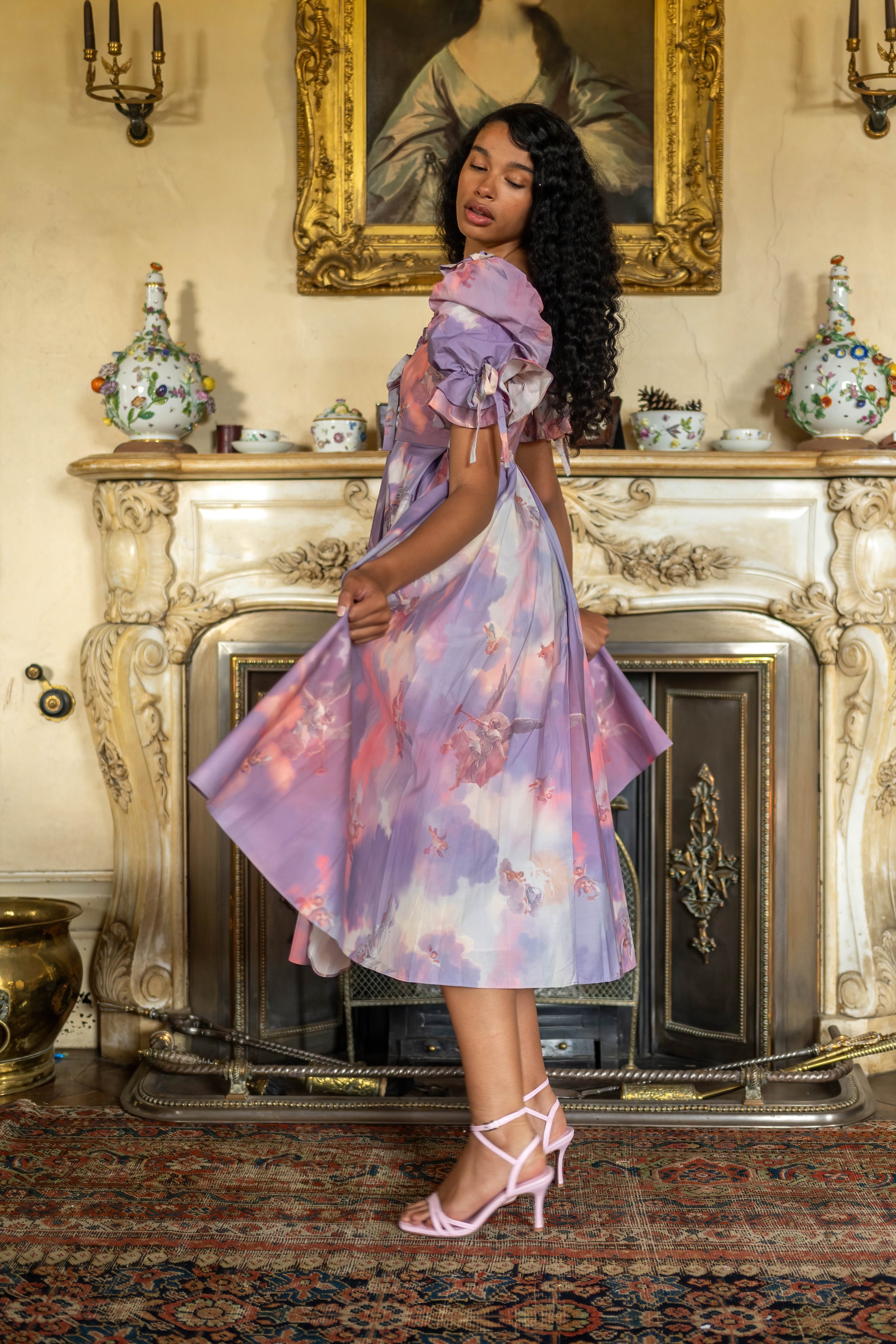 Cathedral Clouds Parlour Games Dress