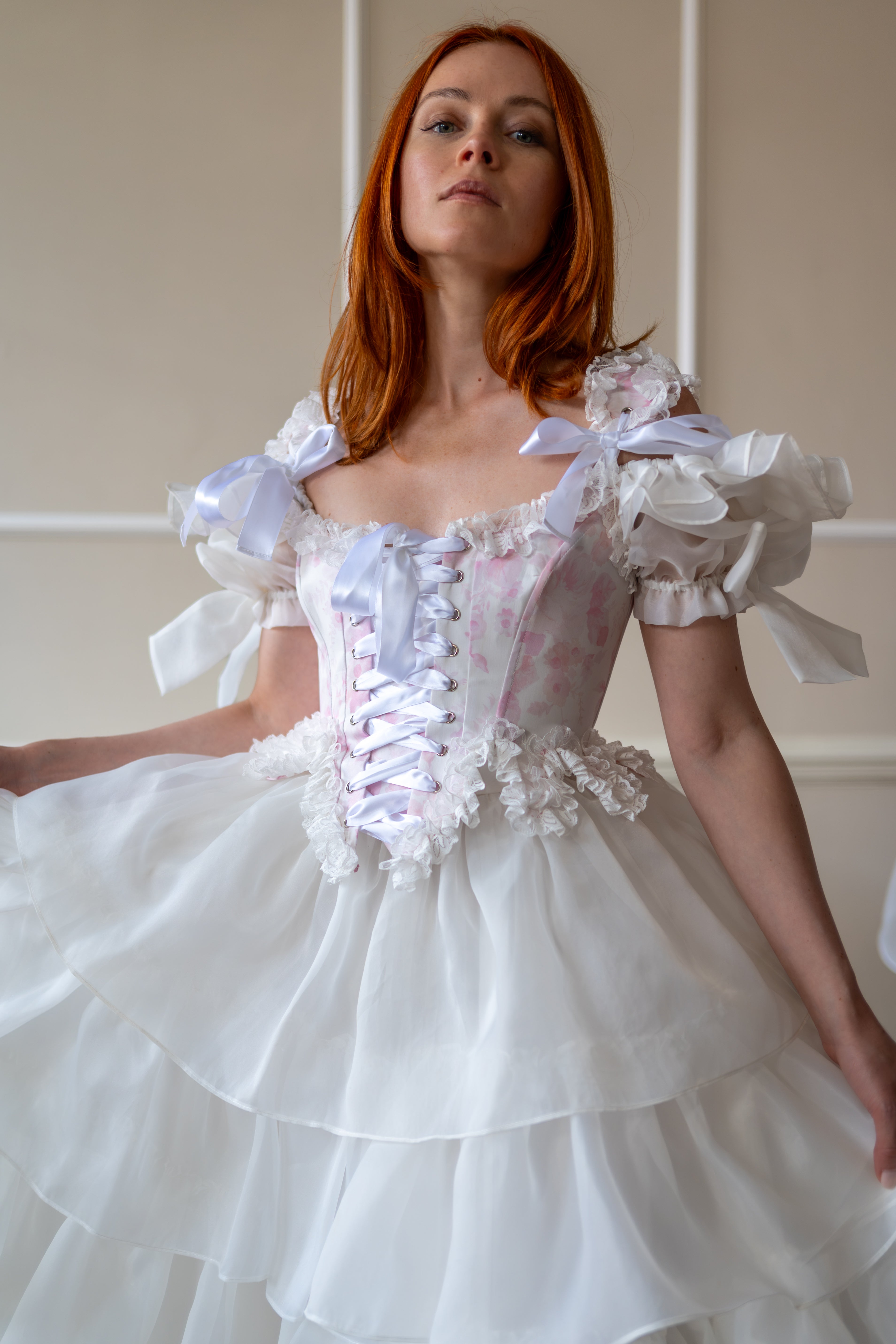 Chantilly Rose Chablis Corset
