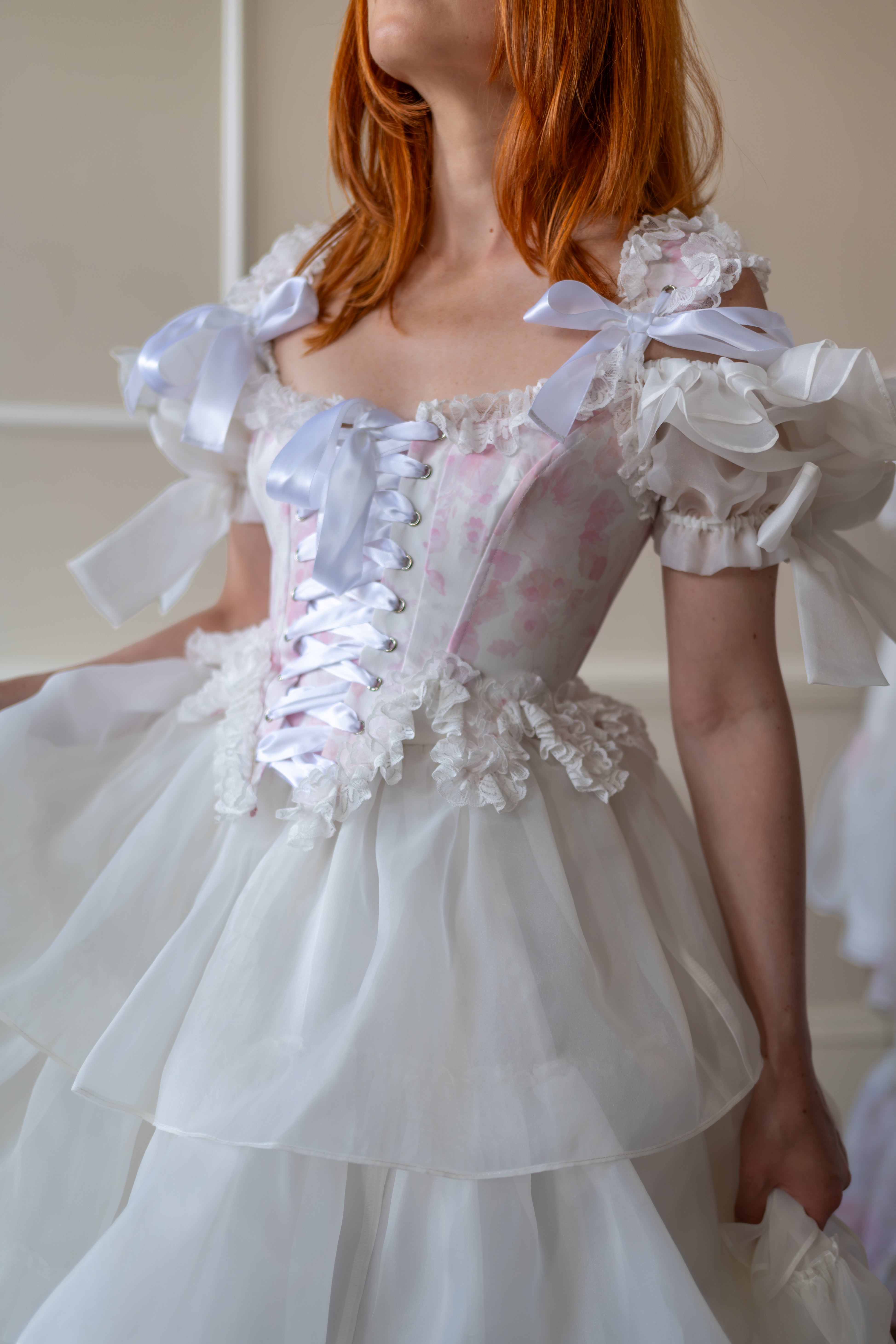 Chantilly Rose Chablis Corset