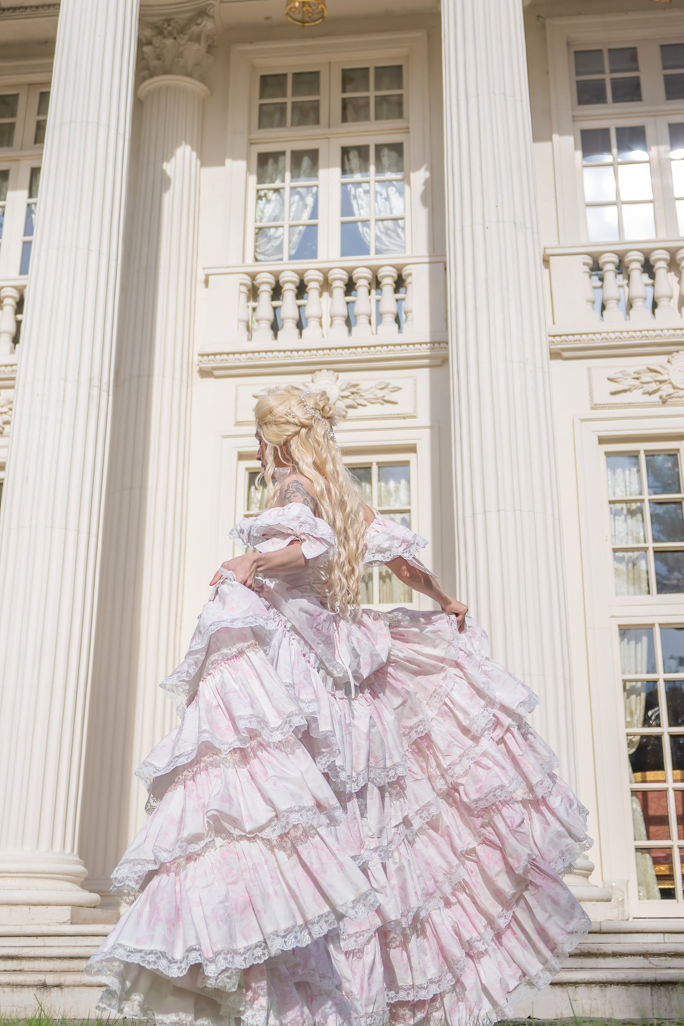 Chantilly Rose Debutante Gown