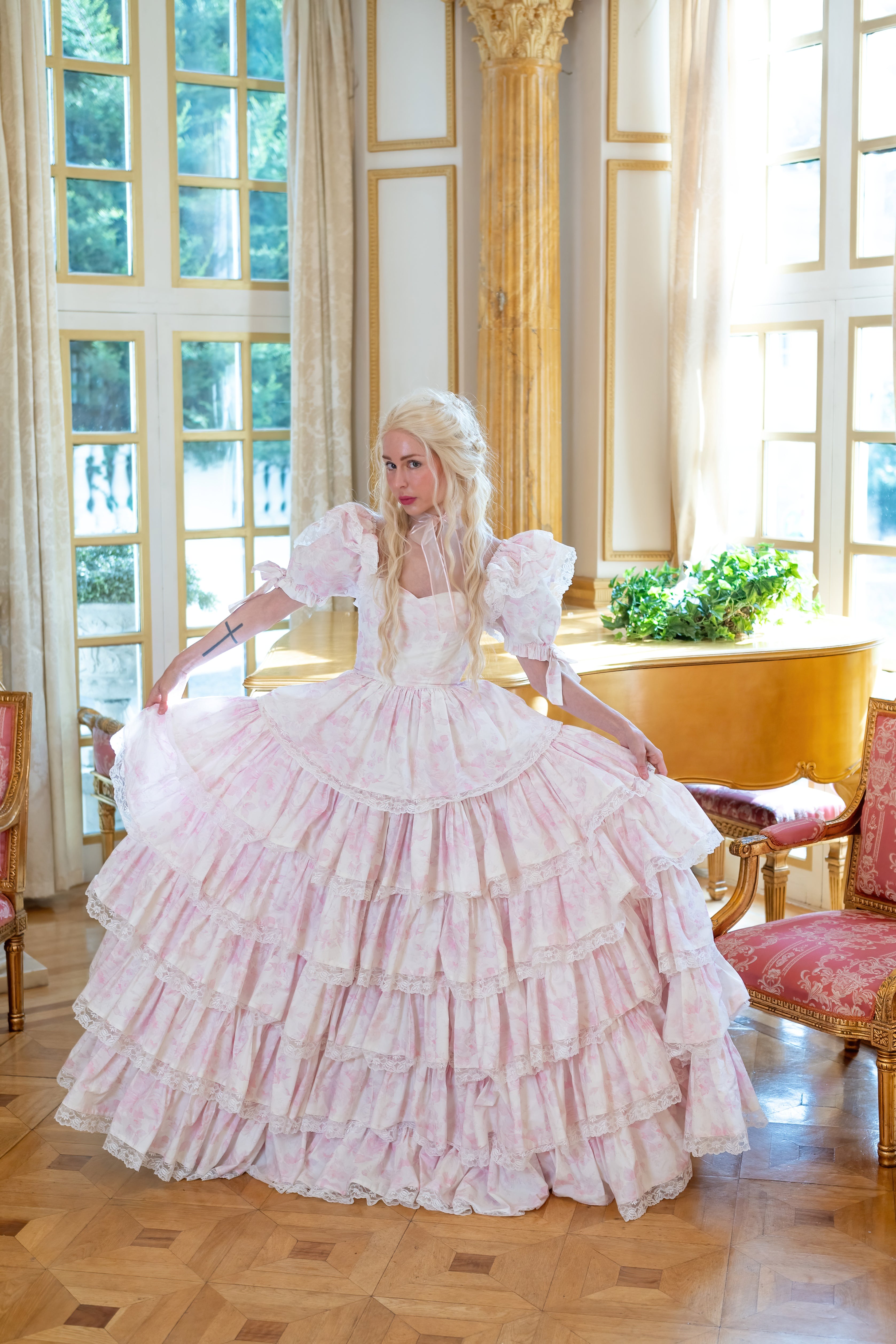 Chantilly Rose Debutante Gown