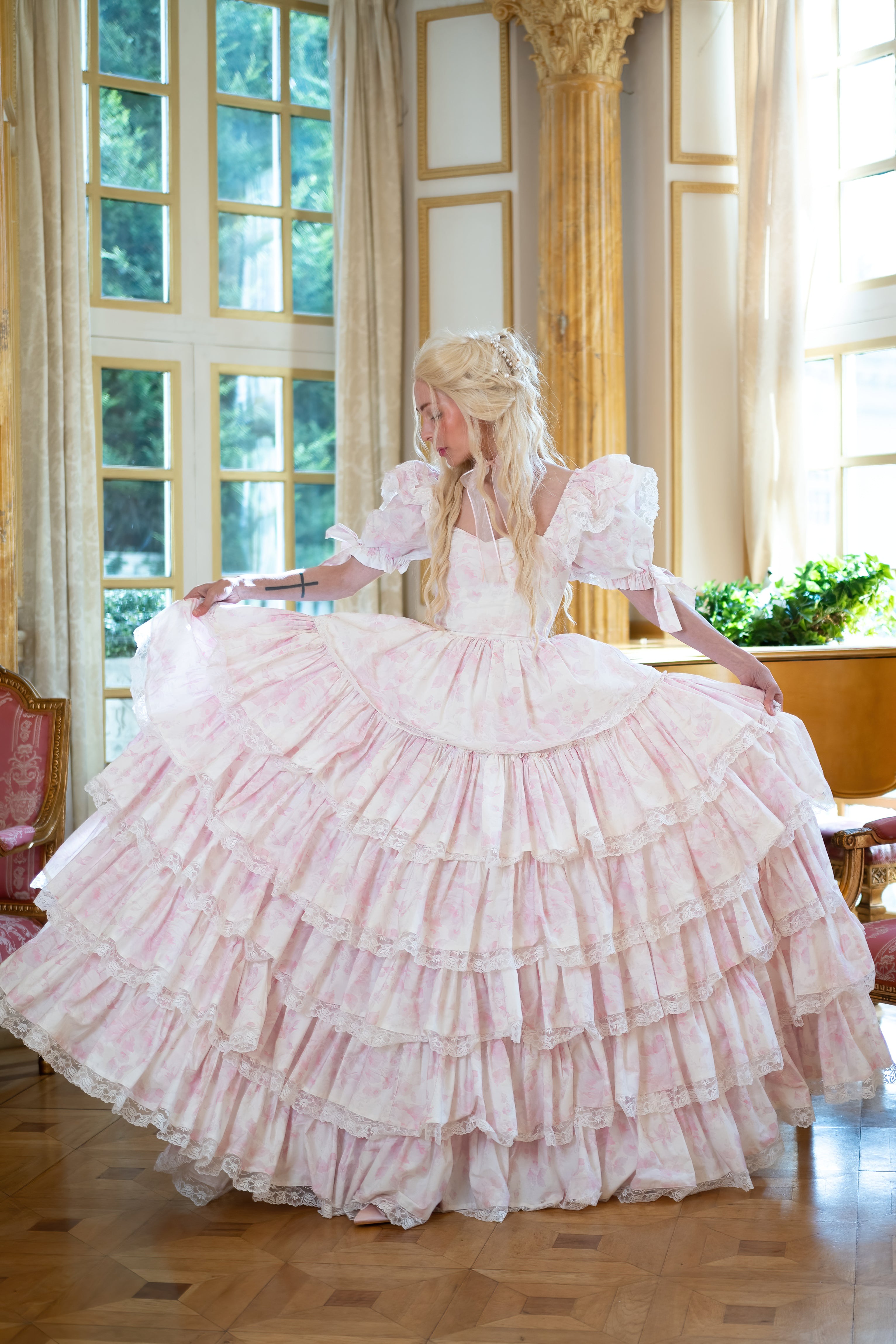 Chantilly Rose Debutante Gown