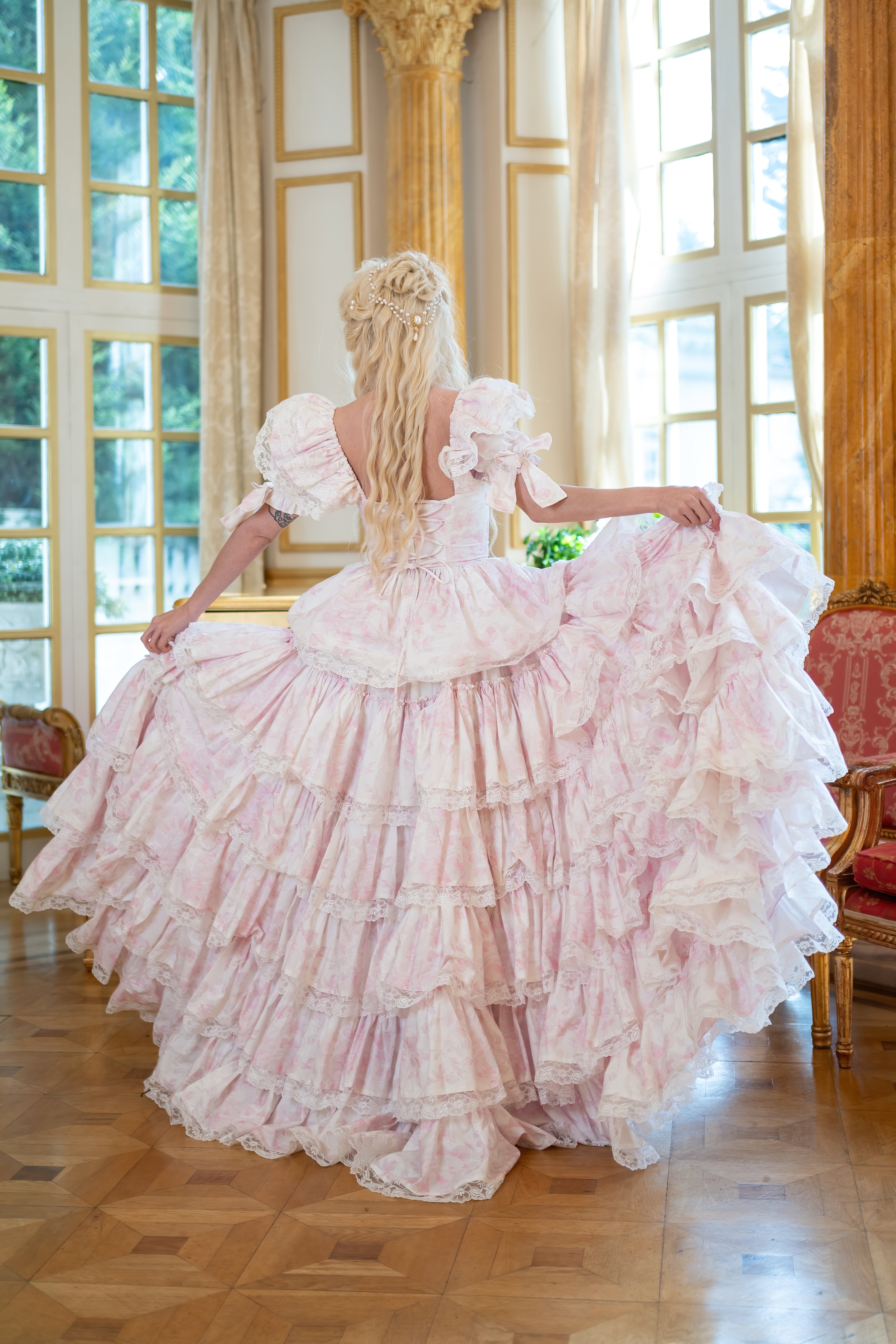 Chantilly Rose Debutante Gown