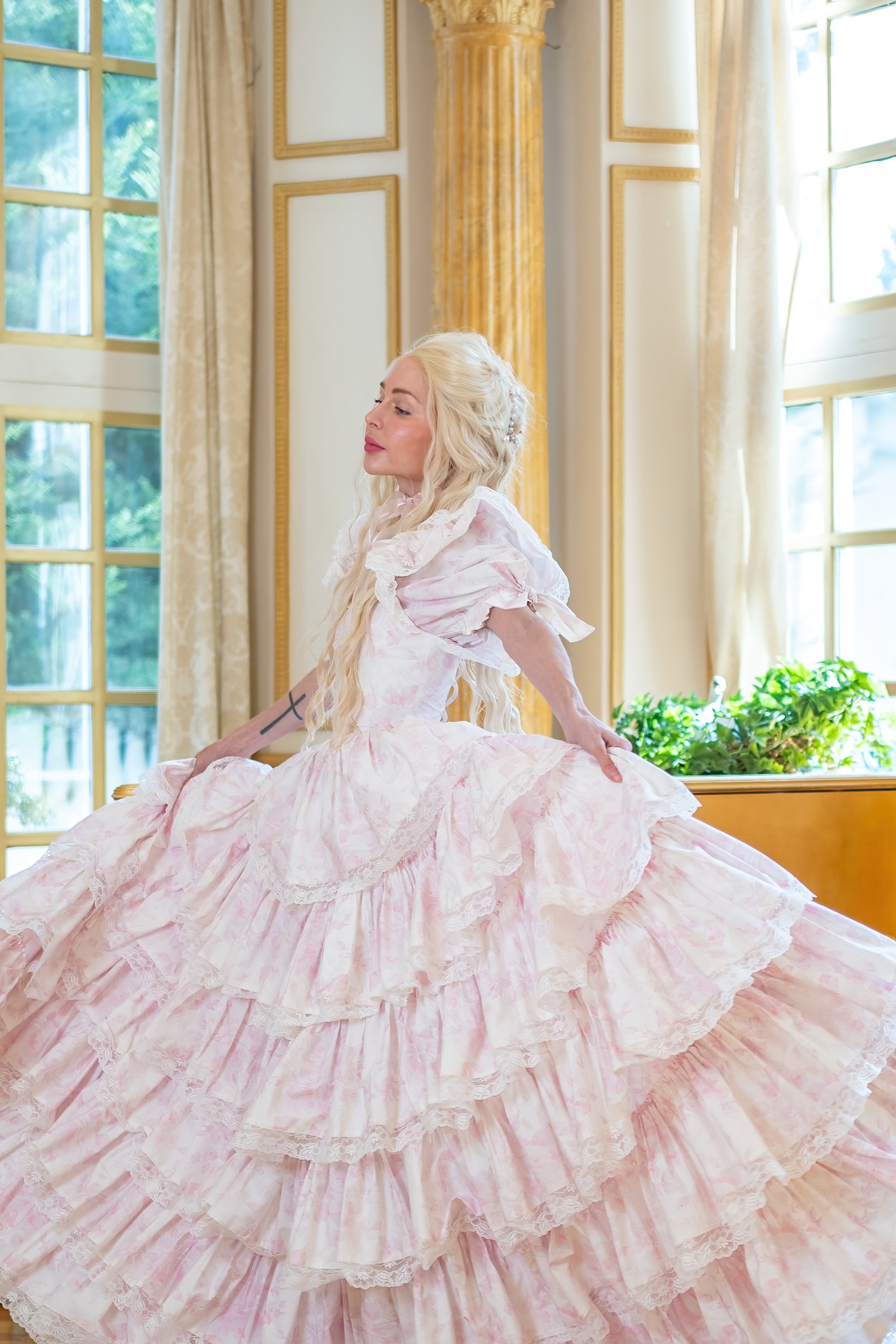 Chantilly Rose Debutante Gown