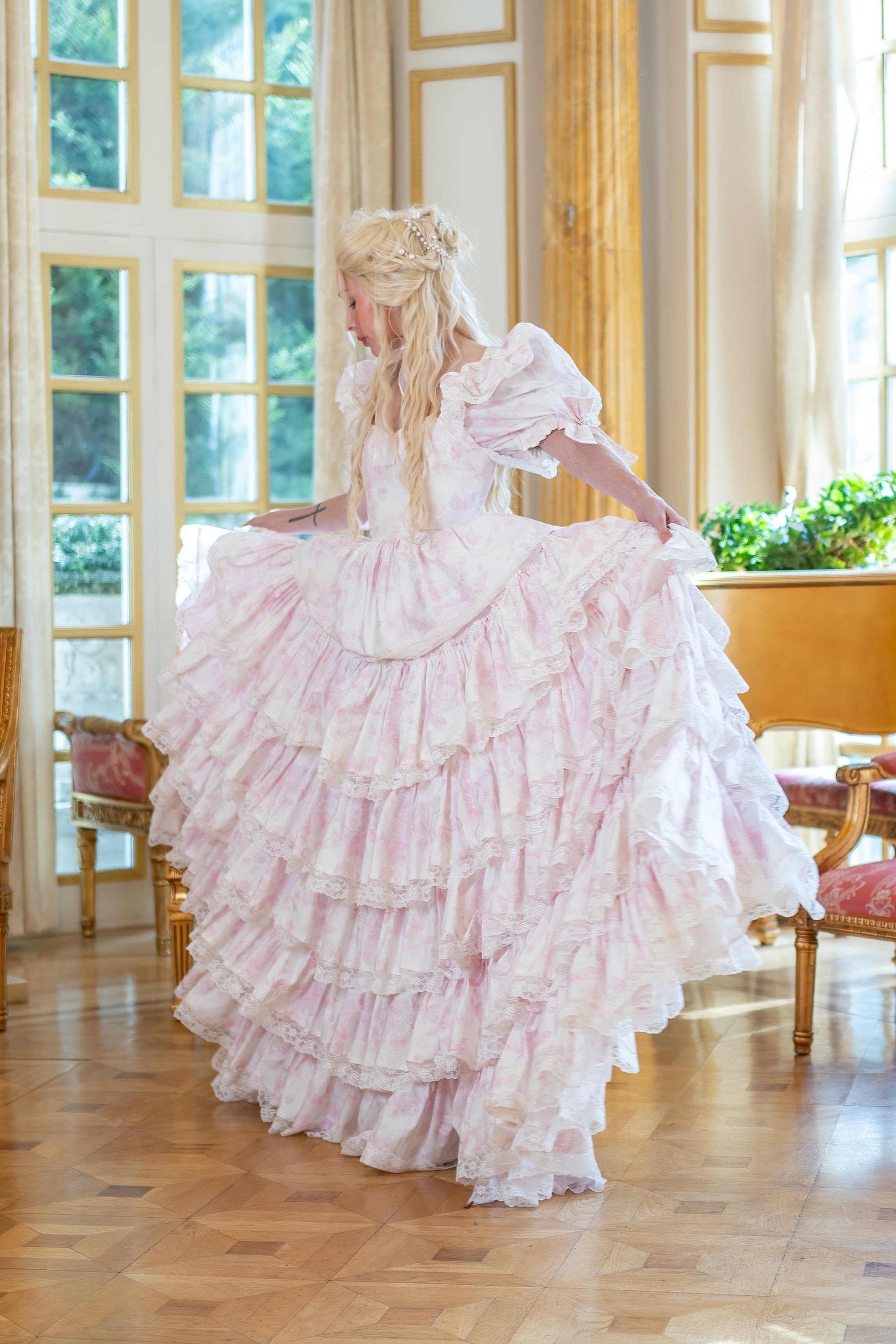 Chantilly Rose Debutante Gown