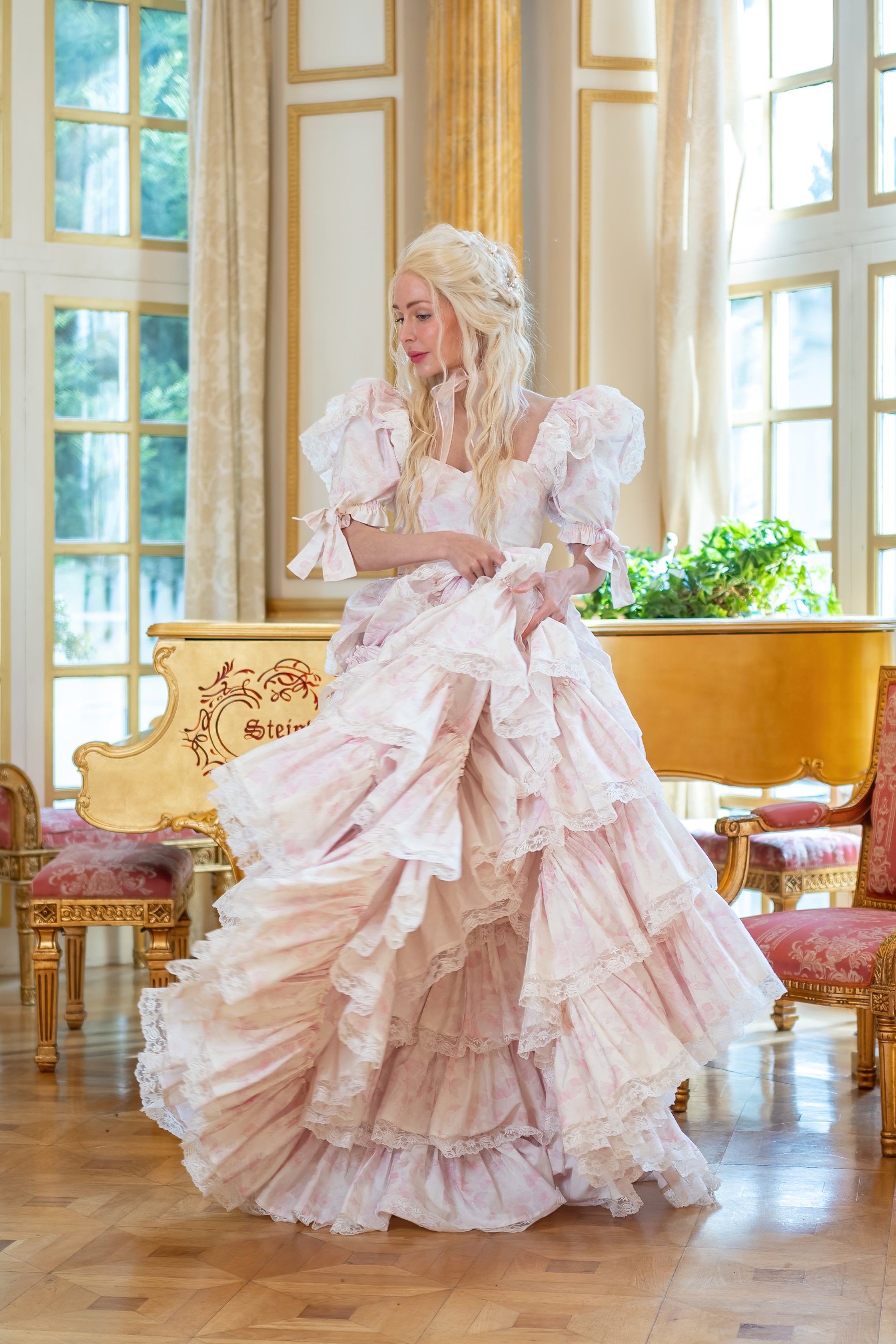 Chantilly Rose Debutante Gown