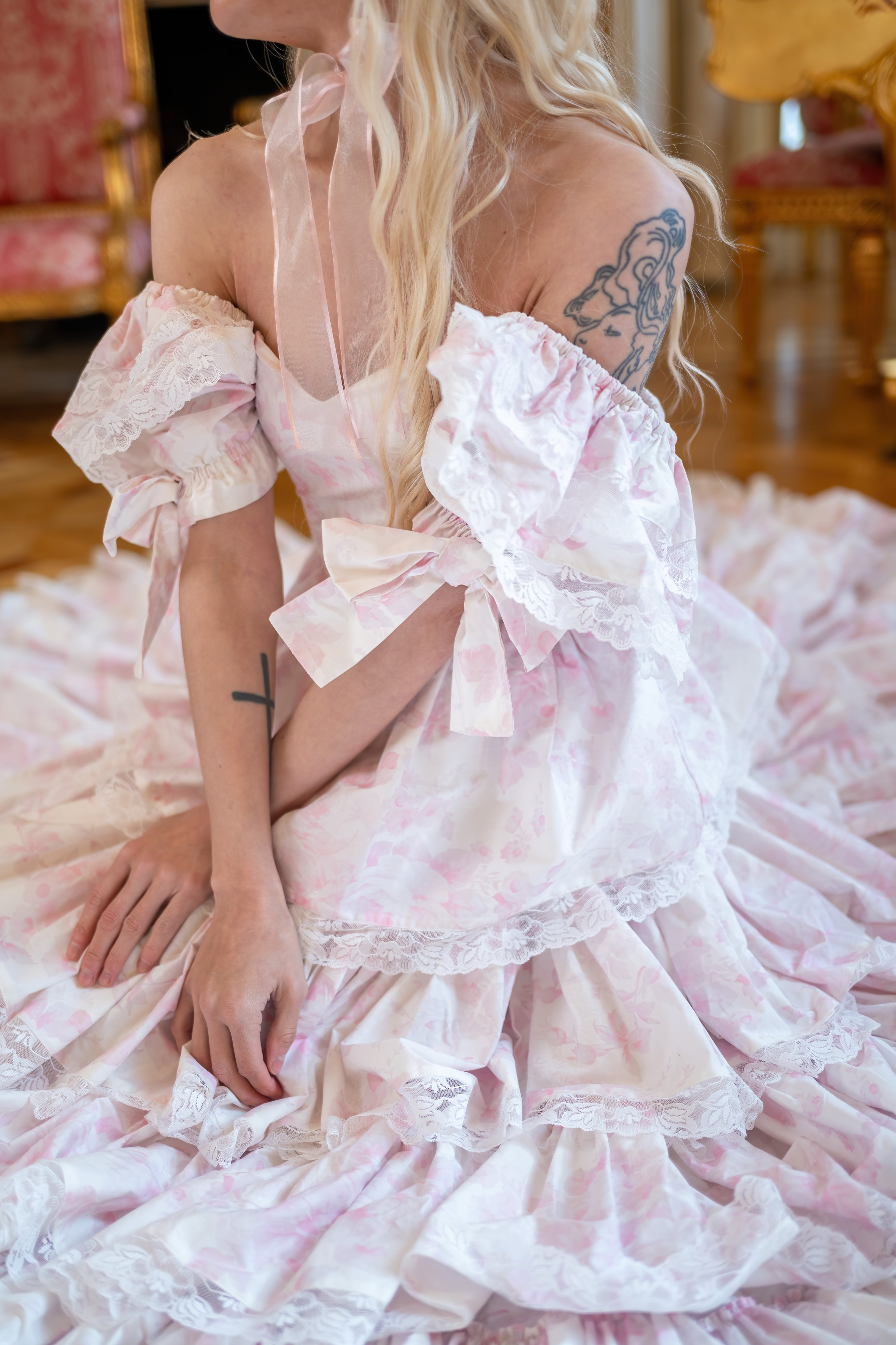 Chantilly Rose Debutante Gown