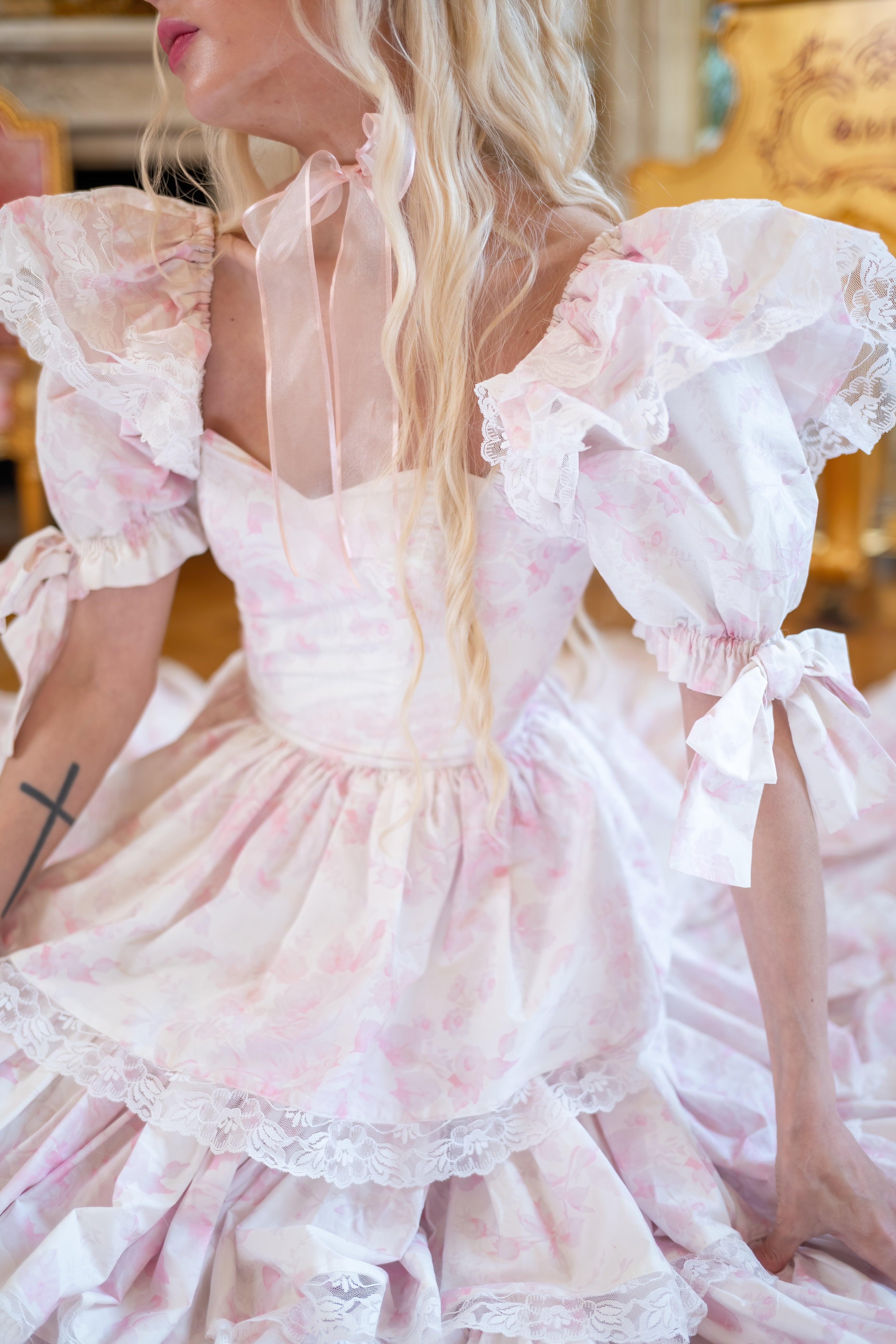 Chantilly Rose Debutante Gown