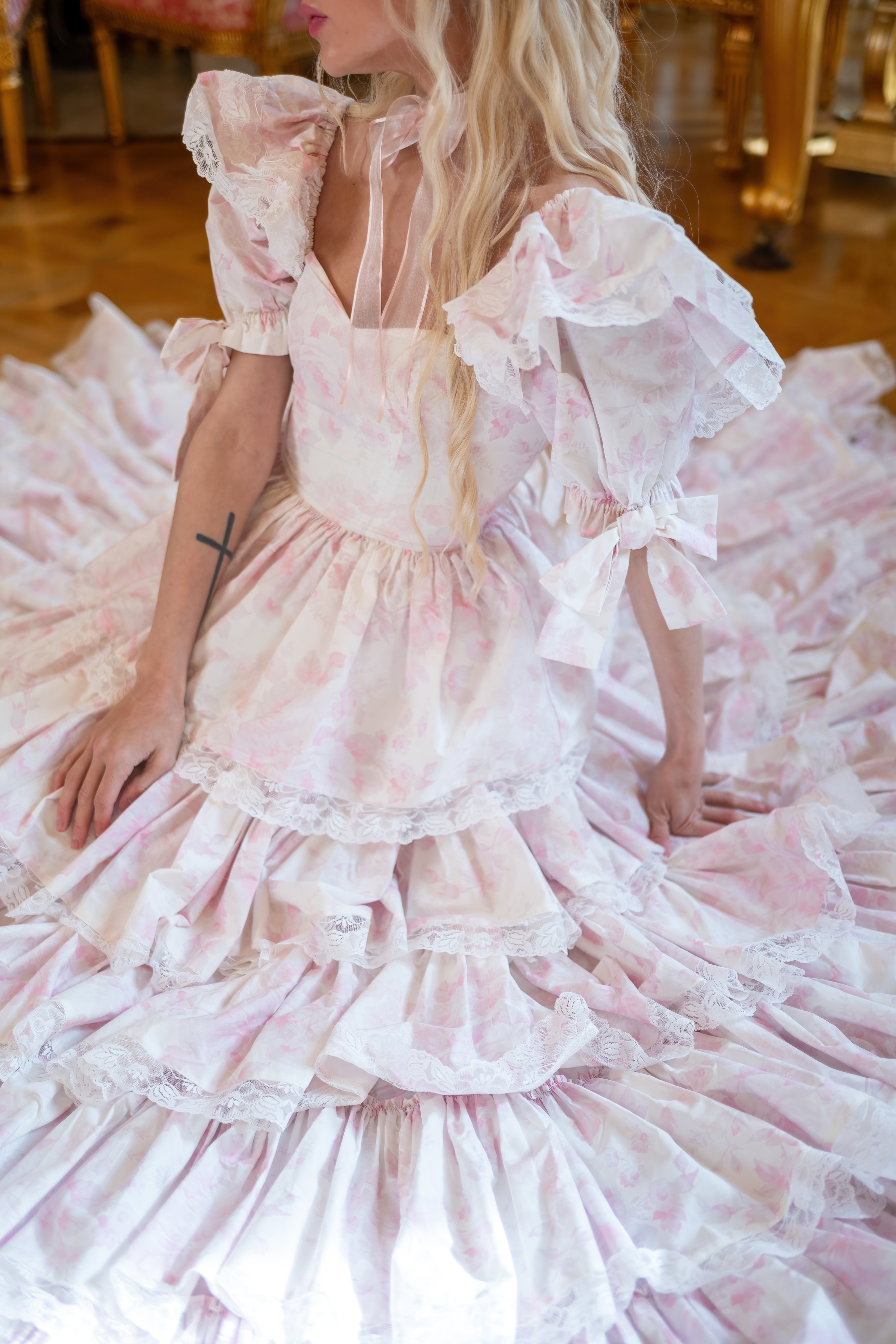 Chantilly Rose Debutante Gown