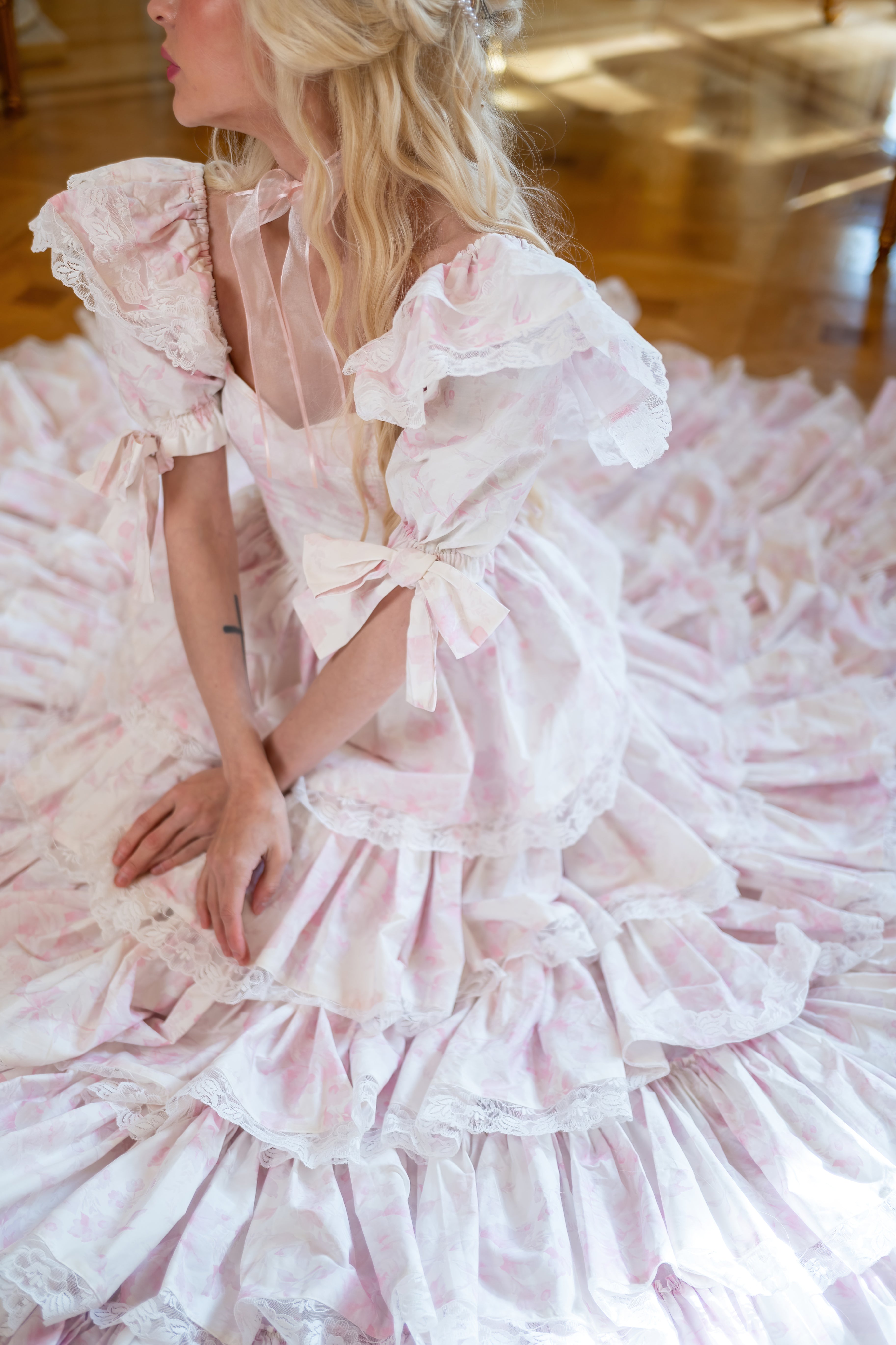 Chantilly Rose Debutante Gown