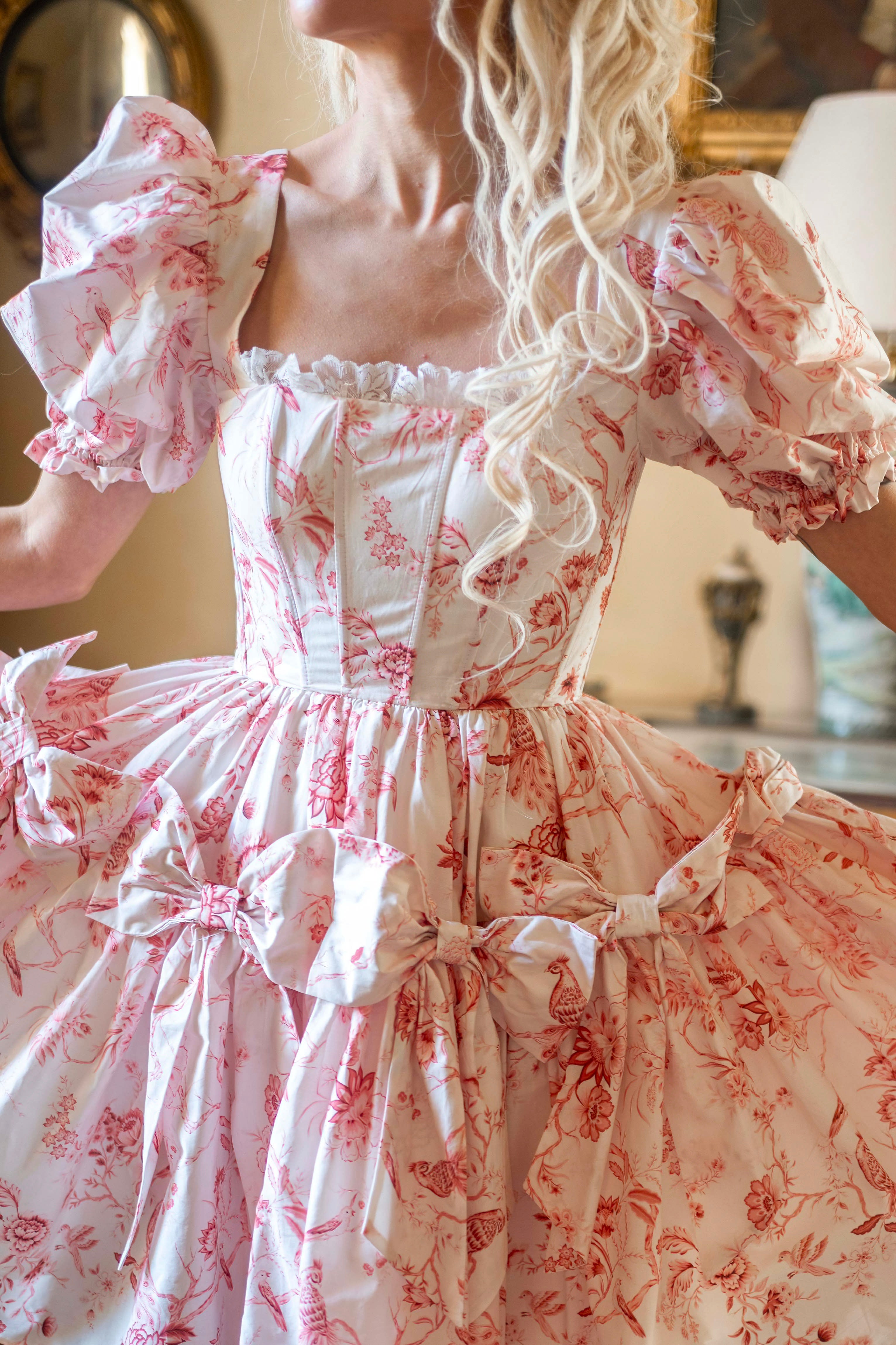 Chinoiserie Paradis Calling Card Dress