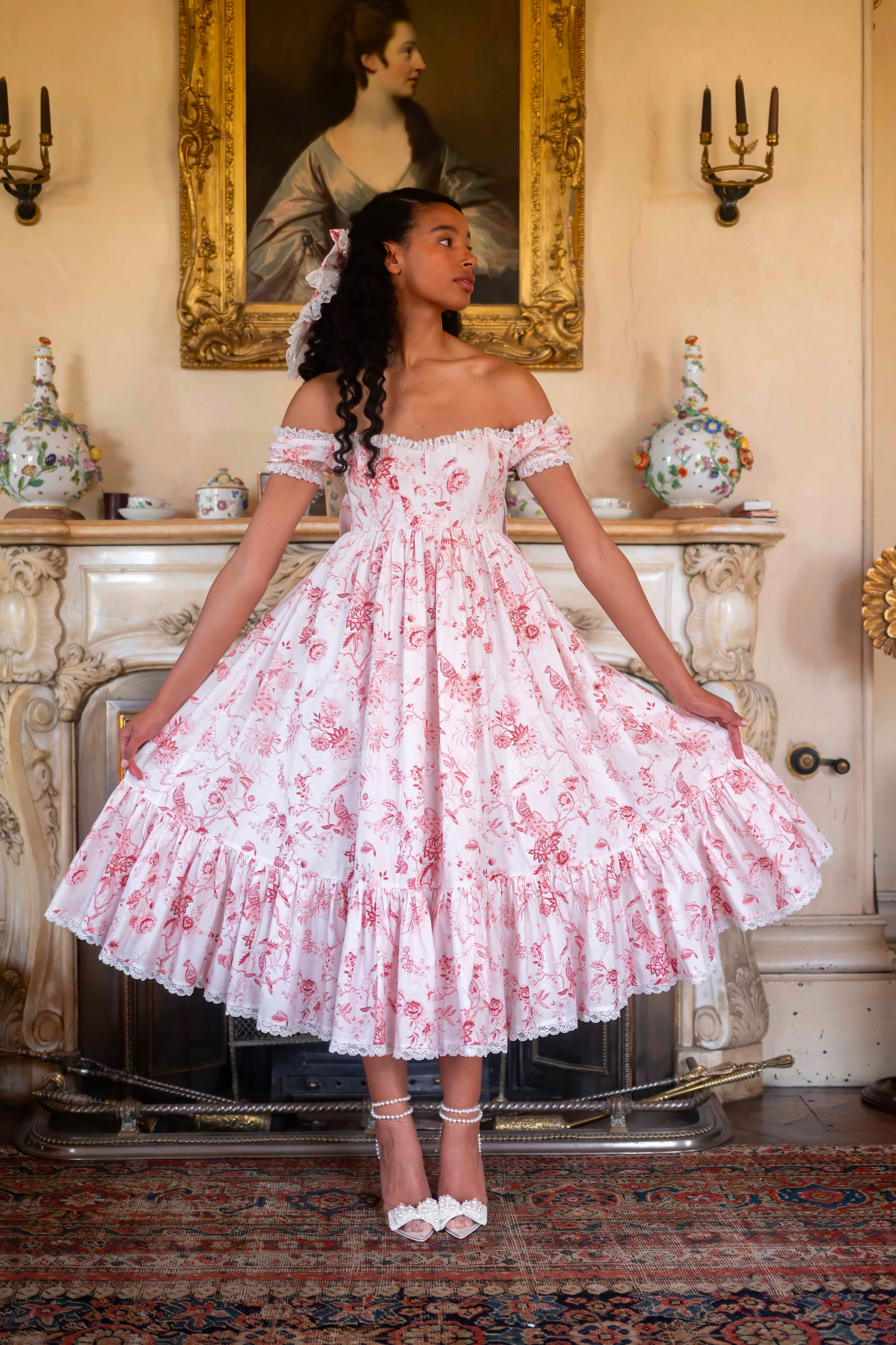 Chinoiserie Paradis Siren Dress