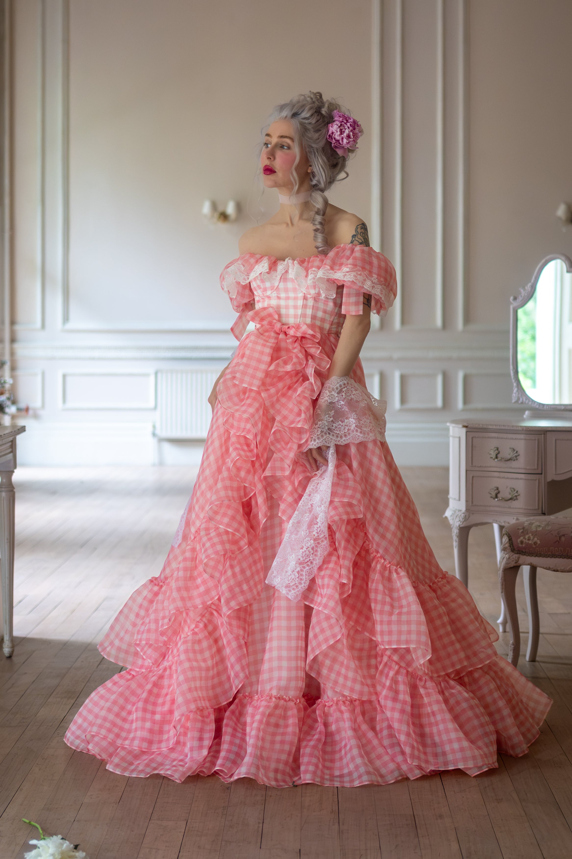 Cotton Candy Clairmont Gown