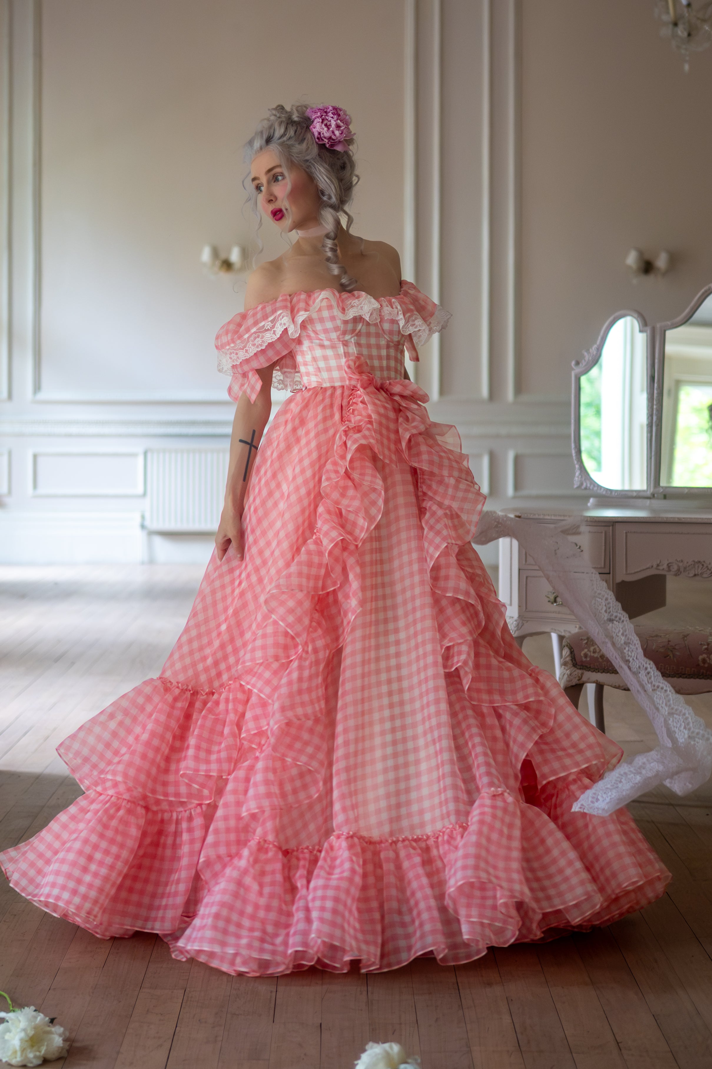Cotton Candy Clairmont Gown