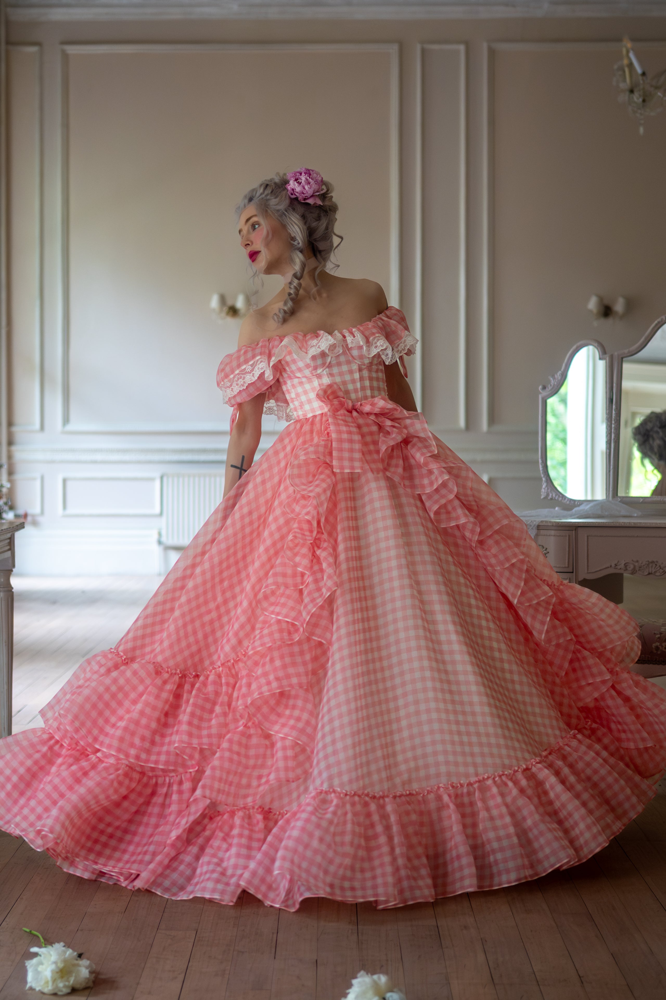 Cotton Candy Clairmont Gown