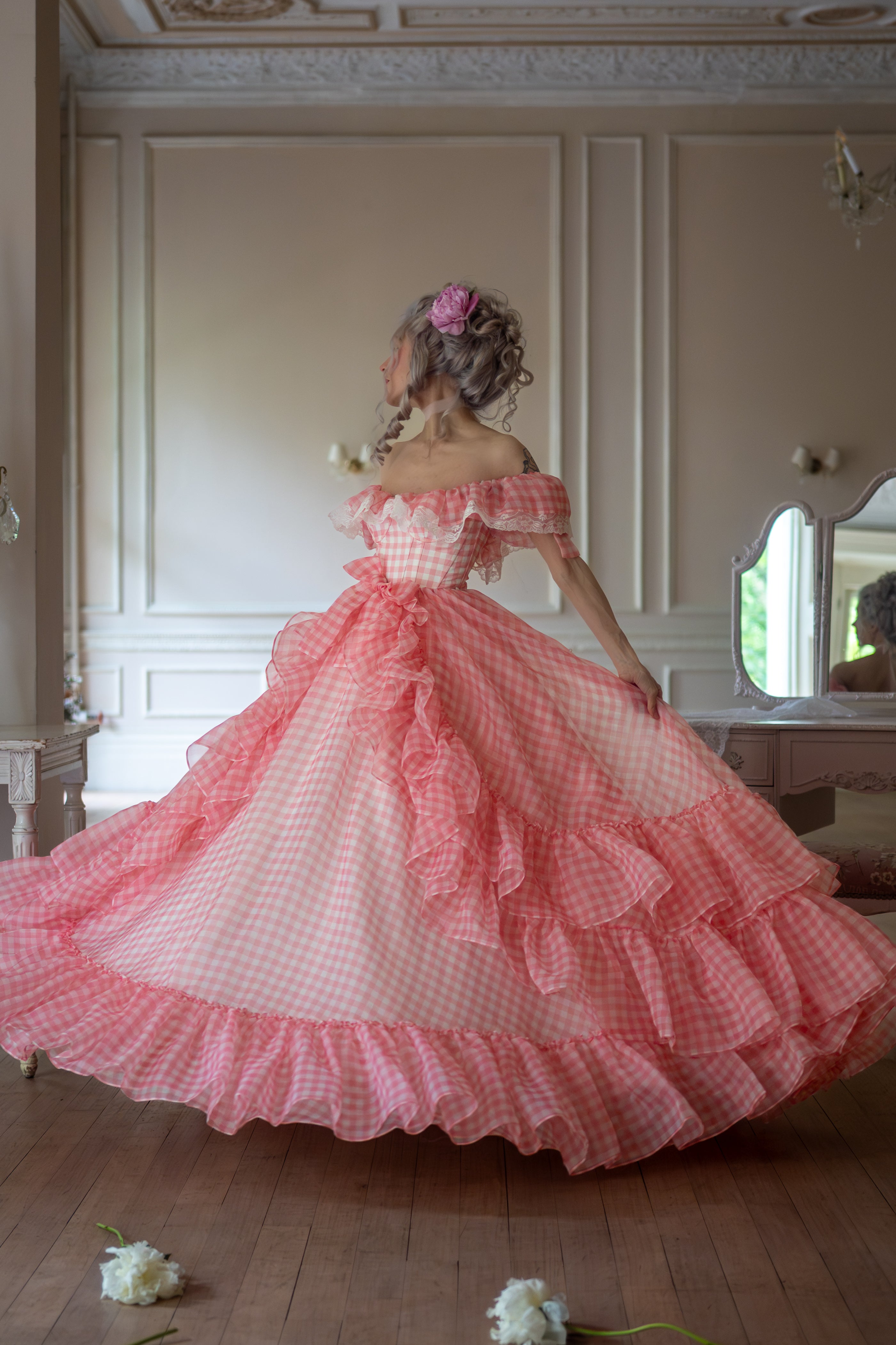 Cotton Candy Clairmont Gown